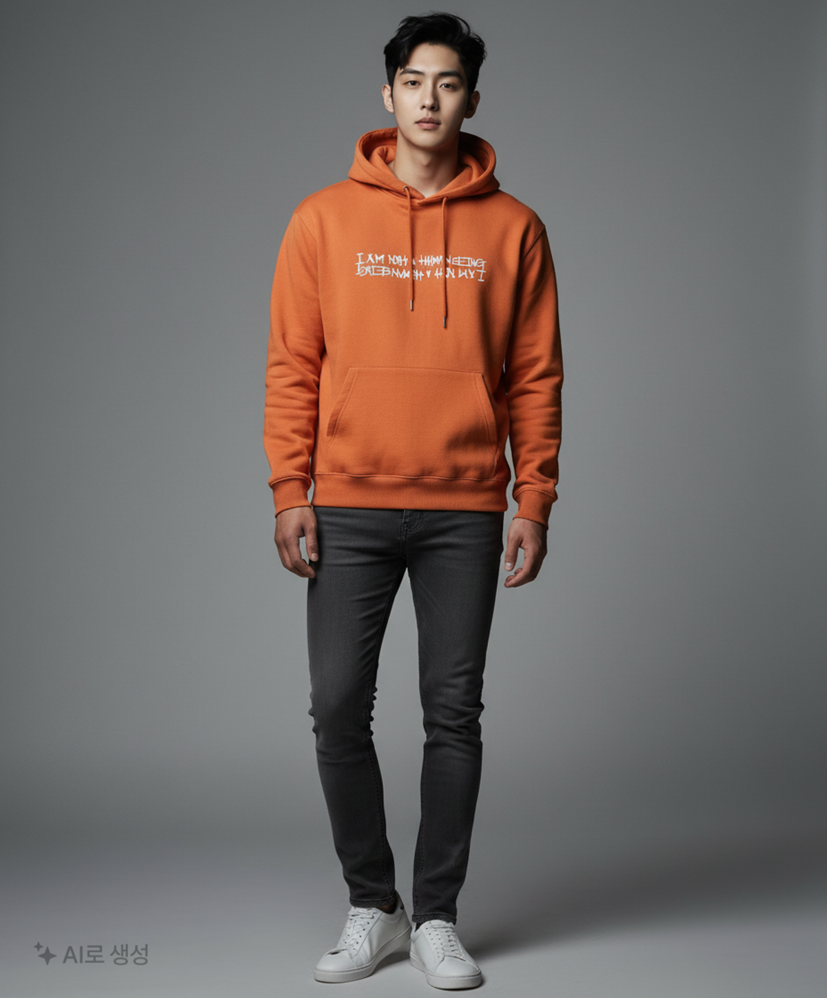 아임낫어휴먼비잉(I AM NOT A HUMAN BEING) 후드 티셔츠 XL