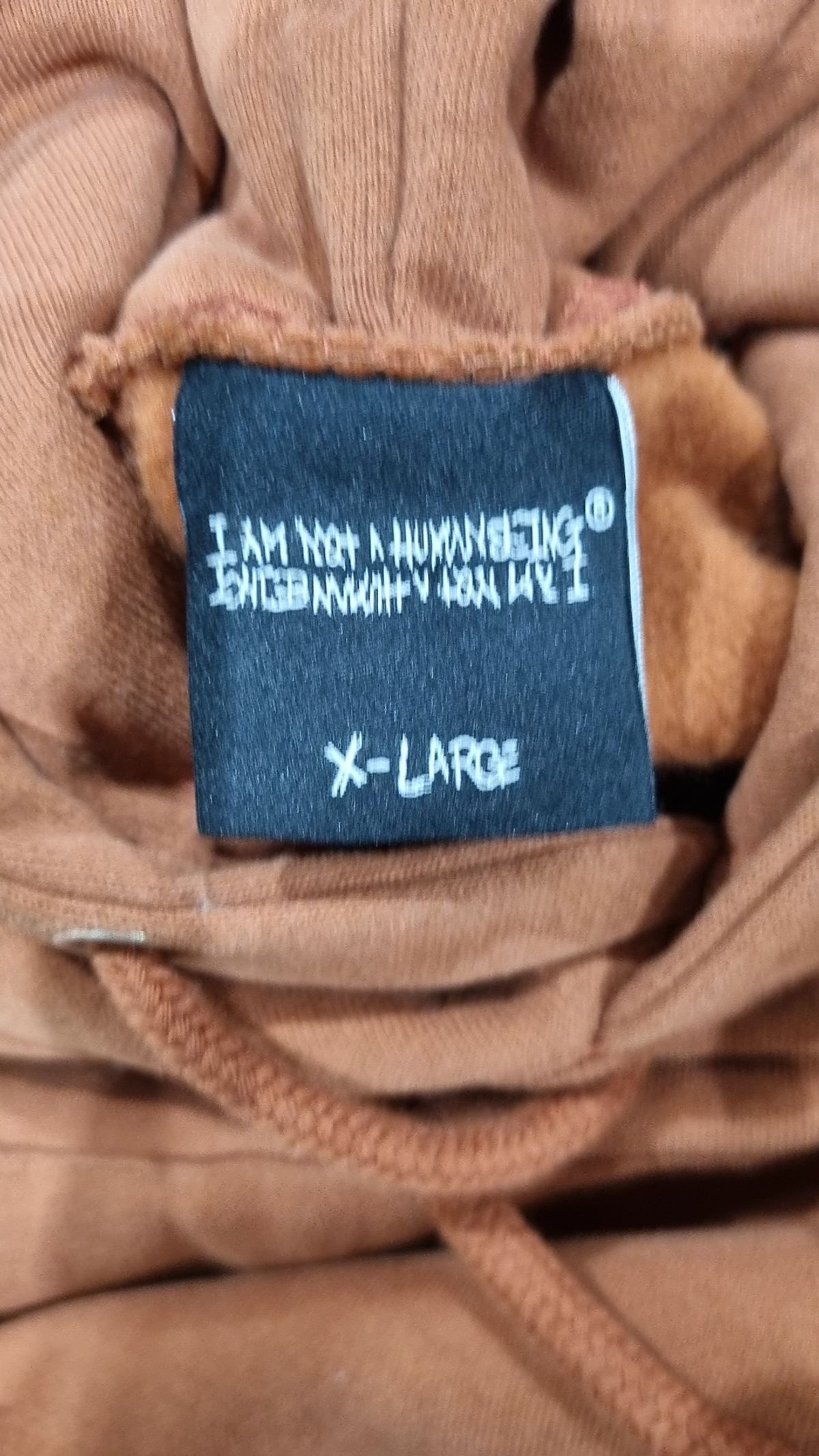 아임낫어휴먼비잉(I AM NOT A HUMAN BEING) 후드 티셔츠 XL