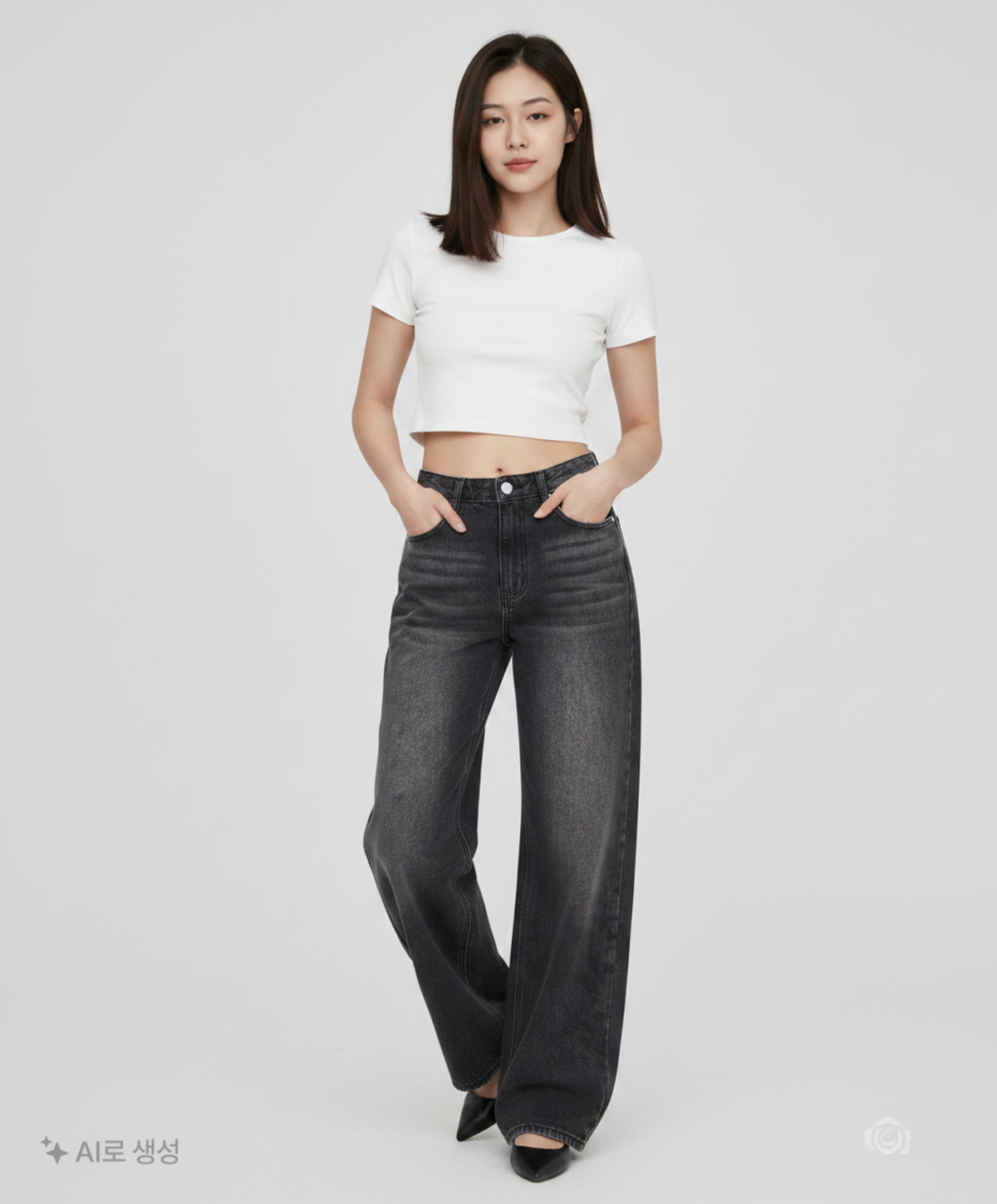 아크시(ACSHI) 청/데님 팬츠 M