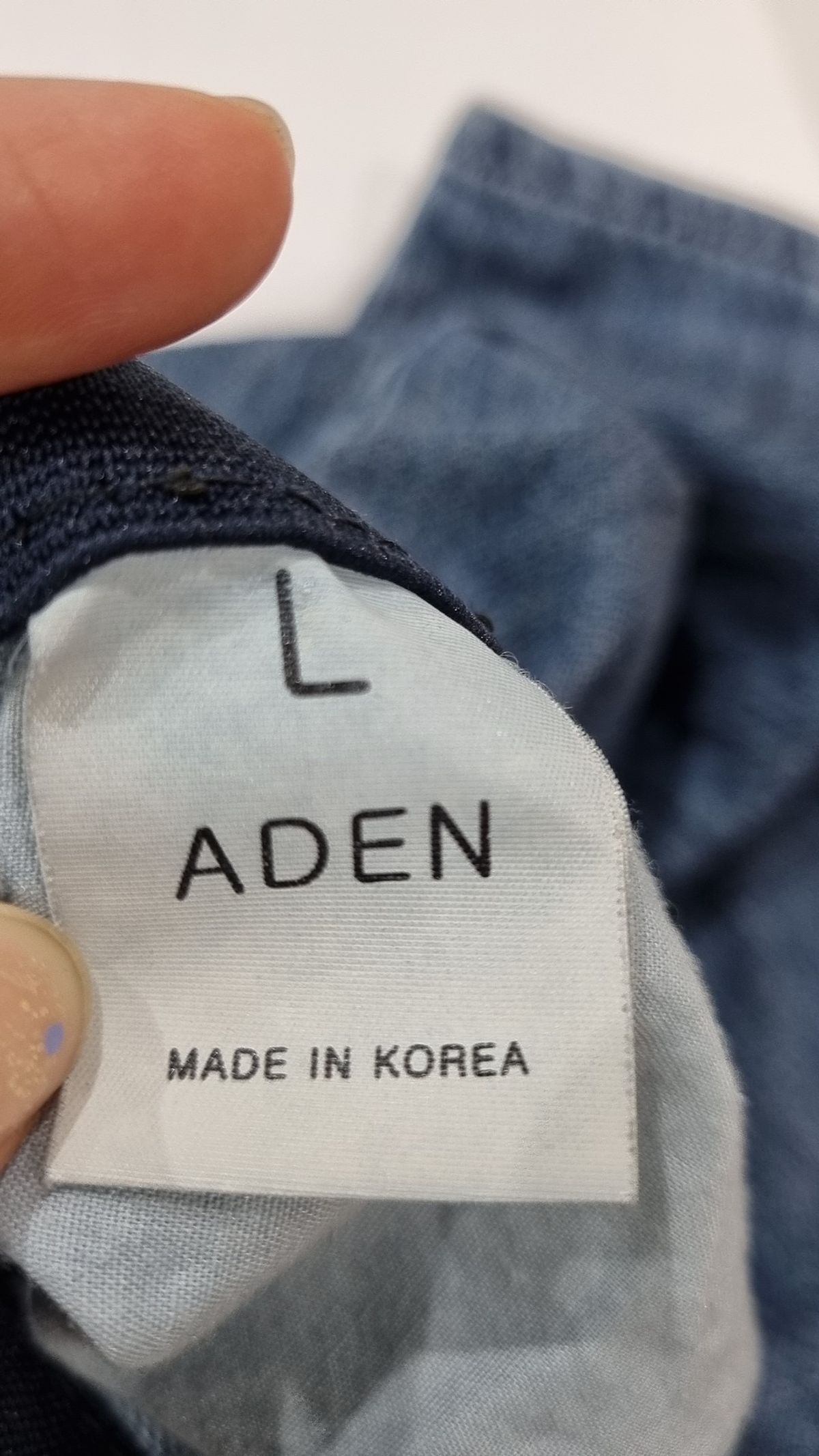 아덴(Aden) 코튼 팬츠 L
