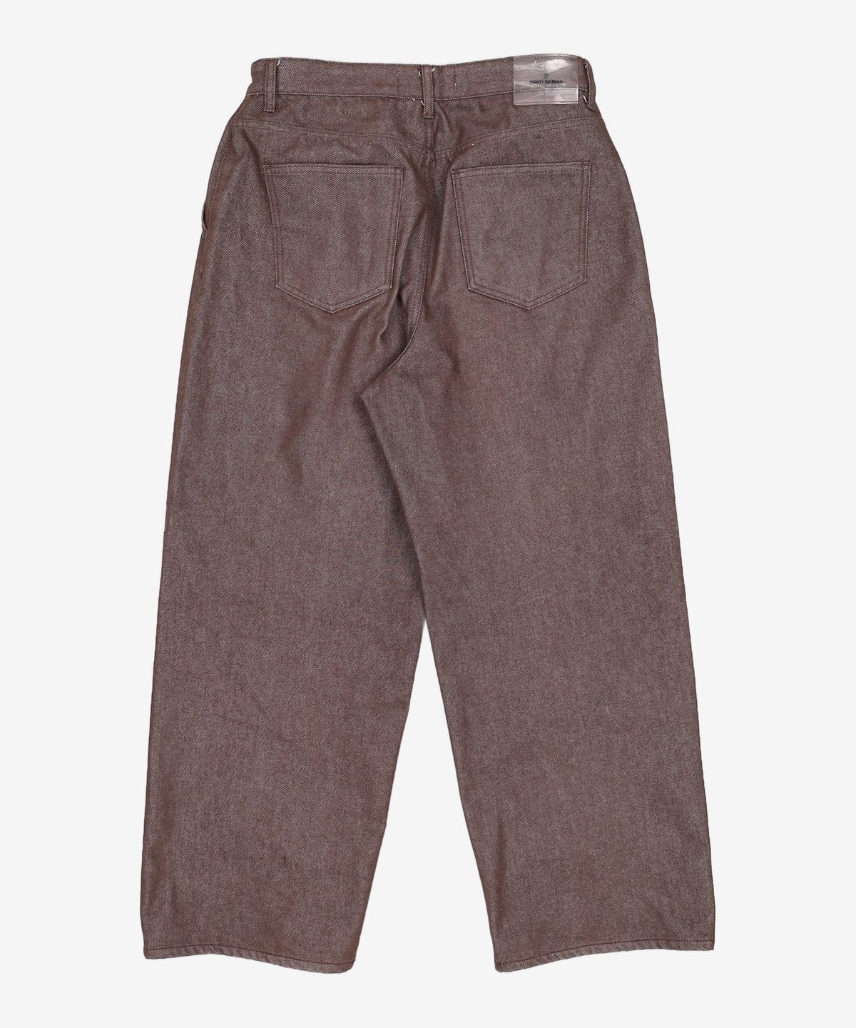 86로드(86ROAD) REAL WIDE ONE TUCK DENIM BROWN / WIDE 32