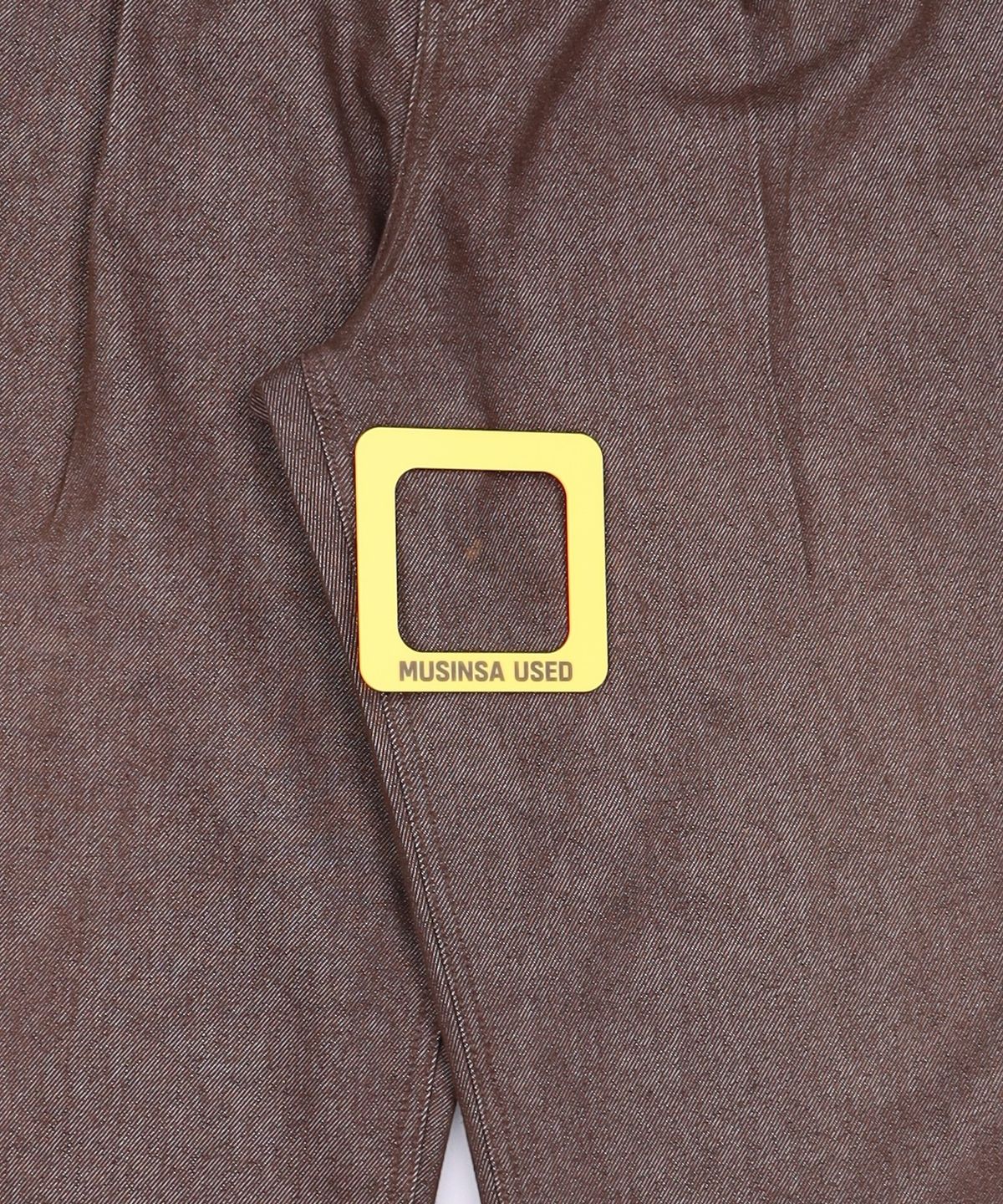 86로드(86ROAD) REAL WIDE ONE TUCK DENIM BROWN / WIDE 32