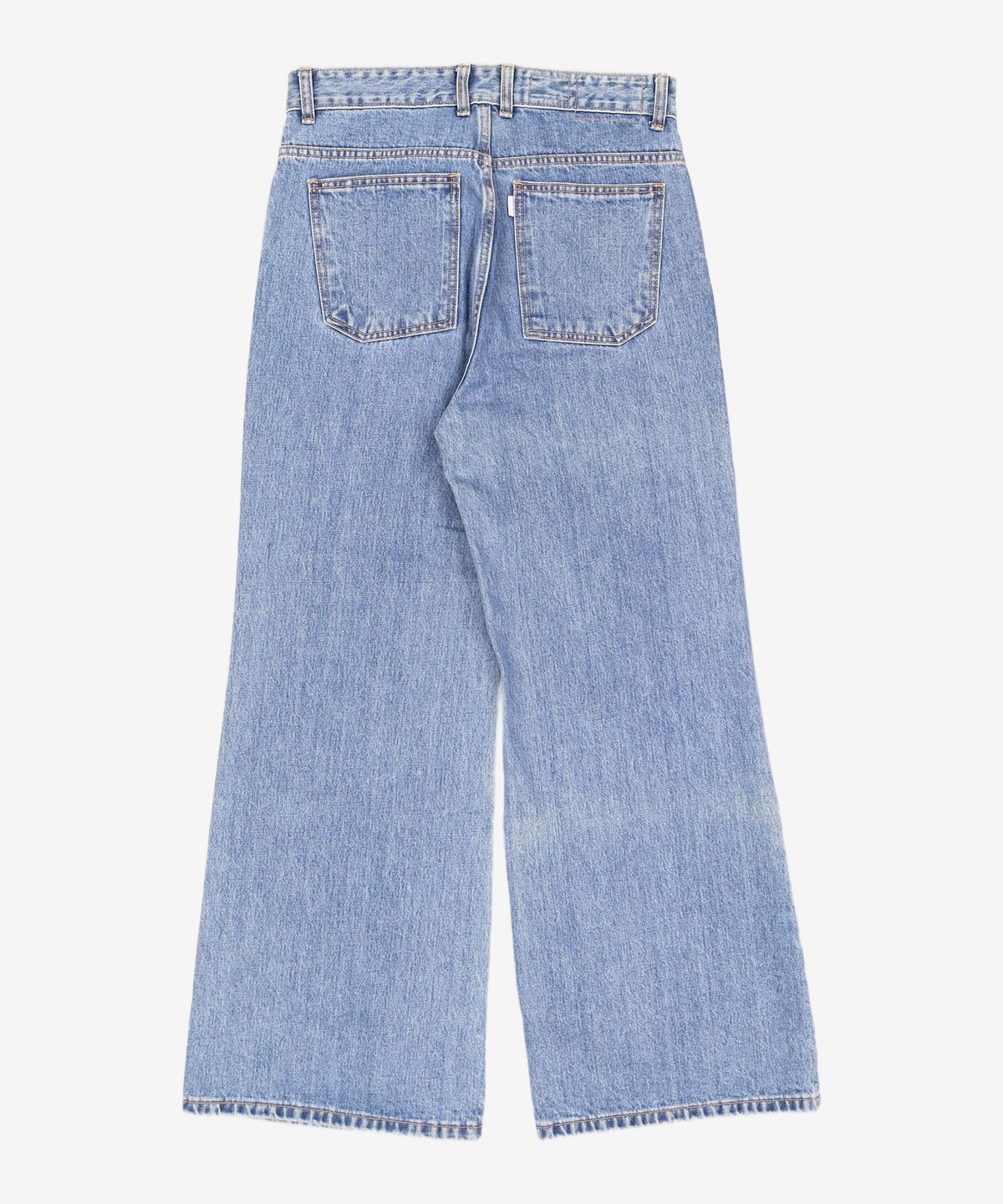 유스(YOUTH) Wide Flared Denim Pants - Medium Blue