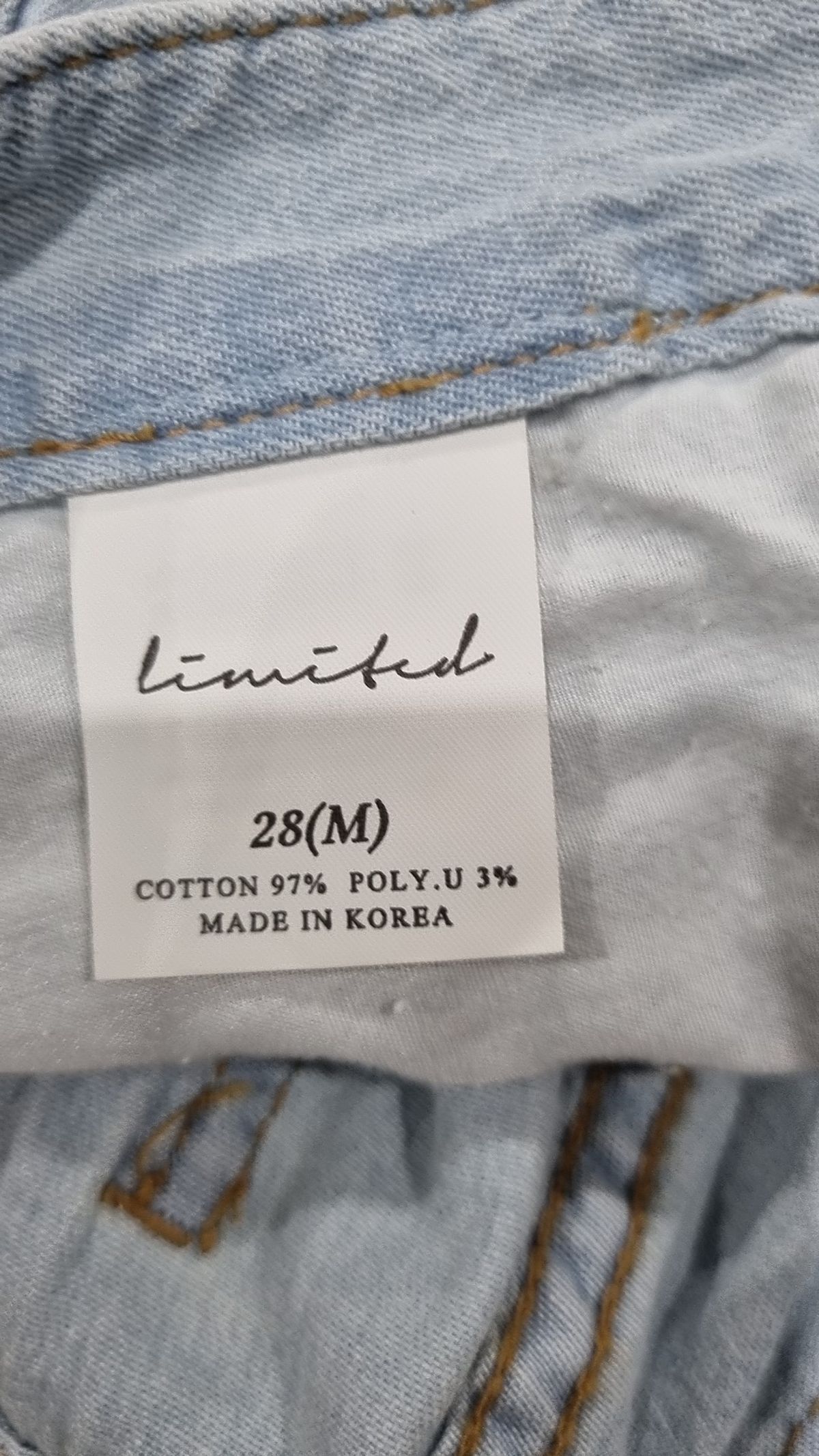 리미티드(The Limited) 청/데님 팬츠 28