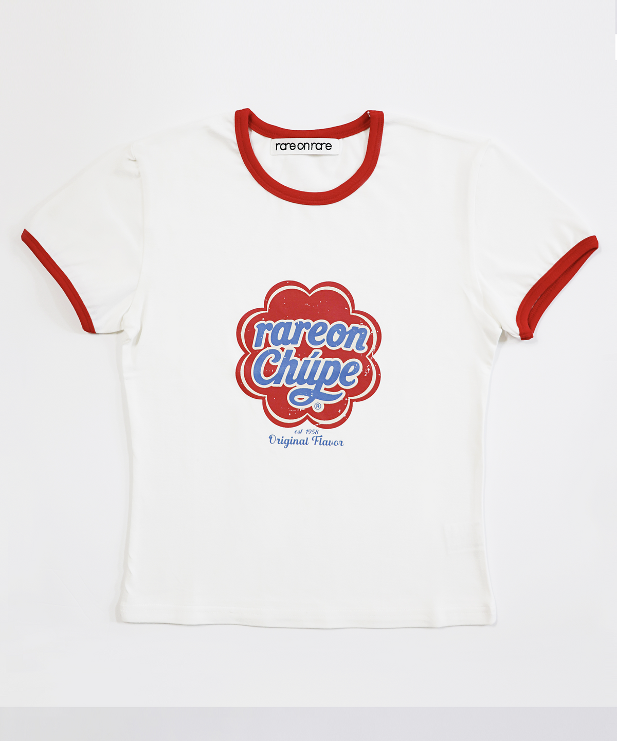 레어 온 레어(RARE ON RARE) Flavor Ringer t-shirts (red)