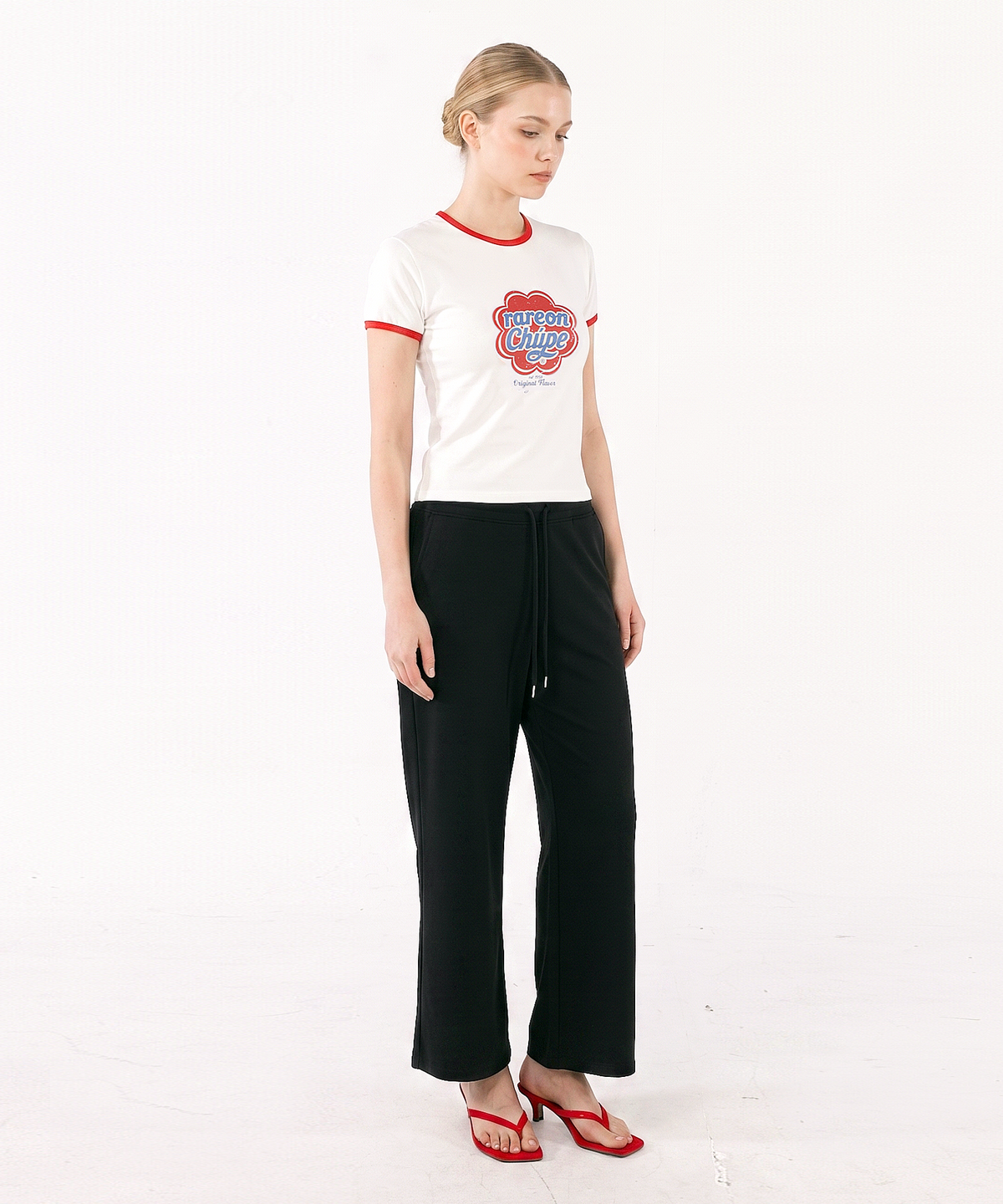 레어 온 레어(RARE ON RARE) Flavor Ringer t-shirts (red)