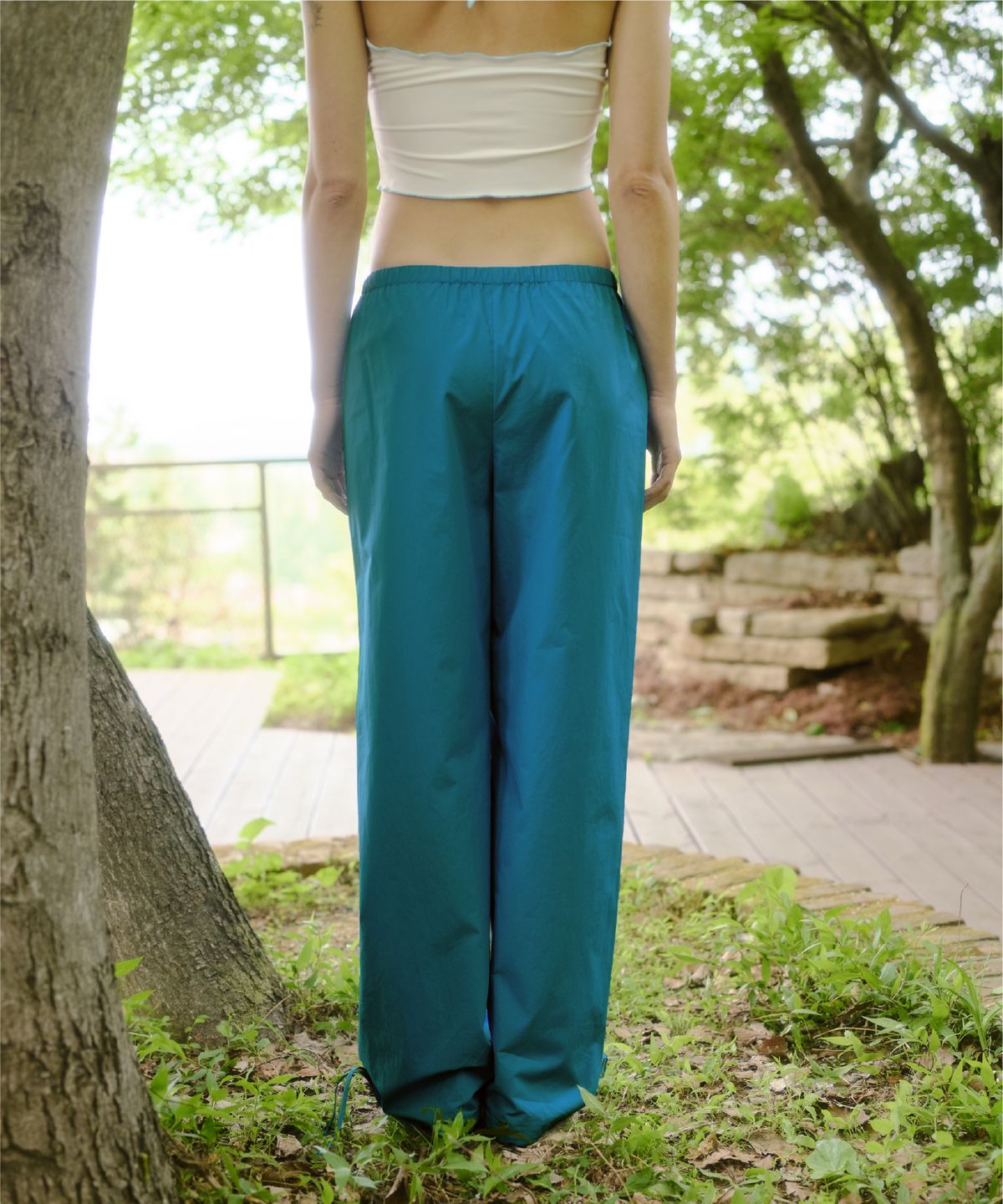 큐피도(KUPIDO) Breeze Easy Pants _ Teal blue