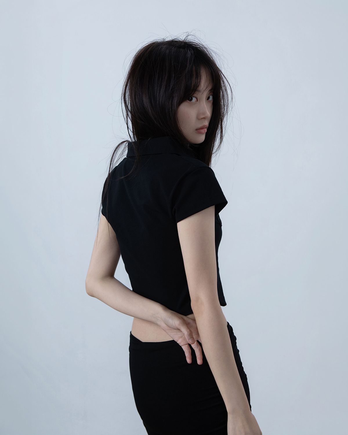 요키토키(YOKI TOKI) JERSEY UTILITY POCKET SHIRTS [Black]