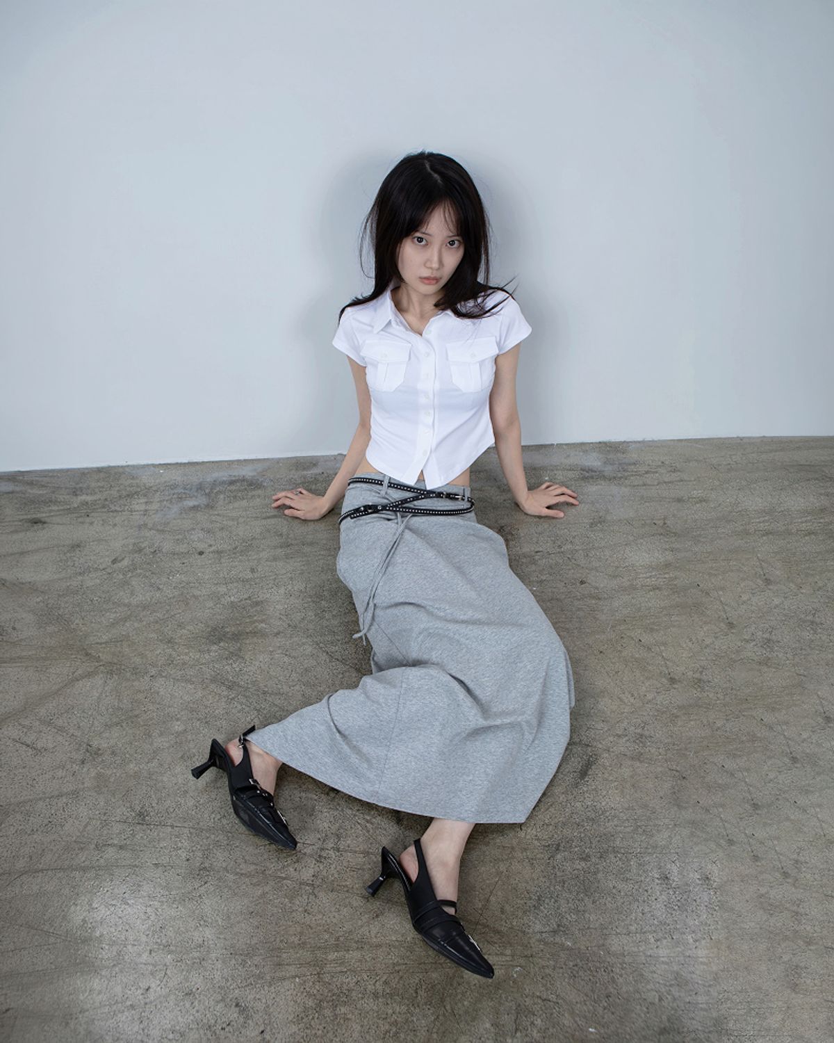 요키토키(YOKI TOKI) JERSEY UTILITY POCKET SHIRTS [White]