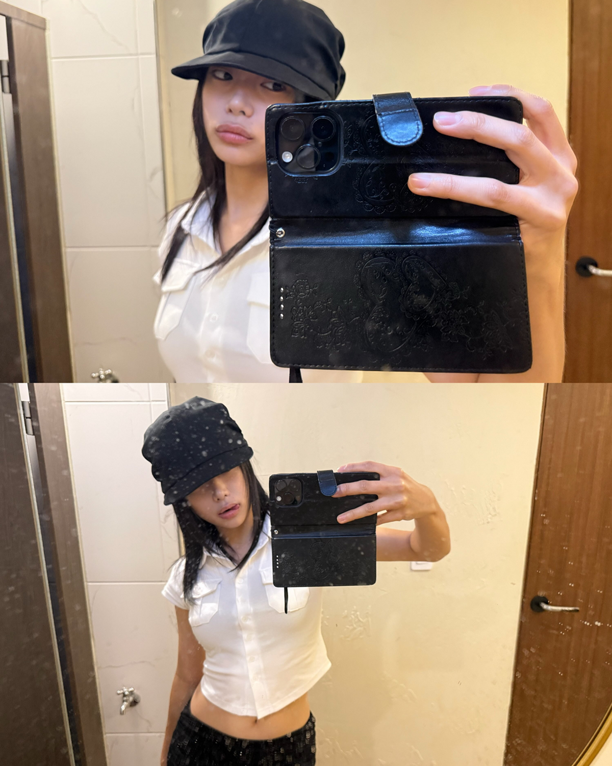 요키토키(YOKI TOKI) JERSEY UTILITY POCKET SHIRTS [White]