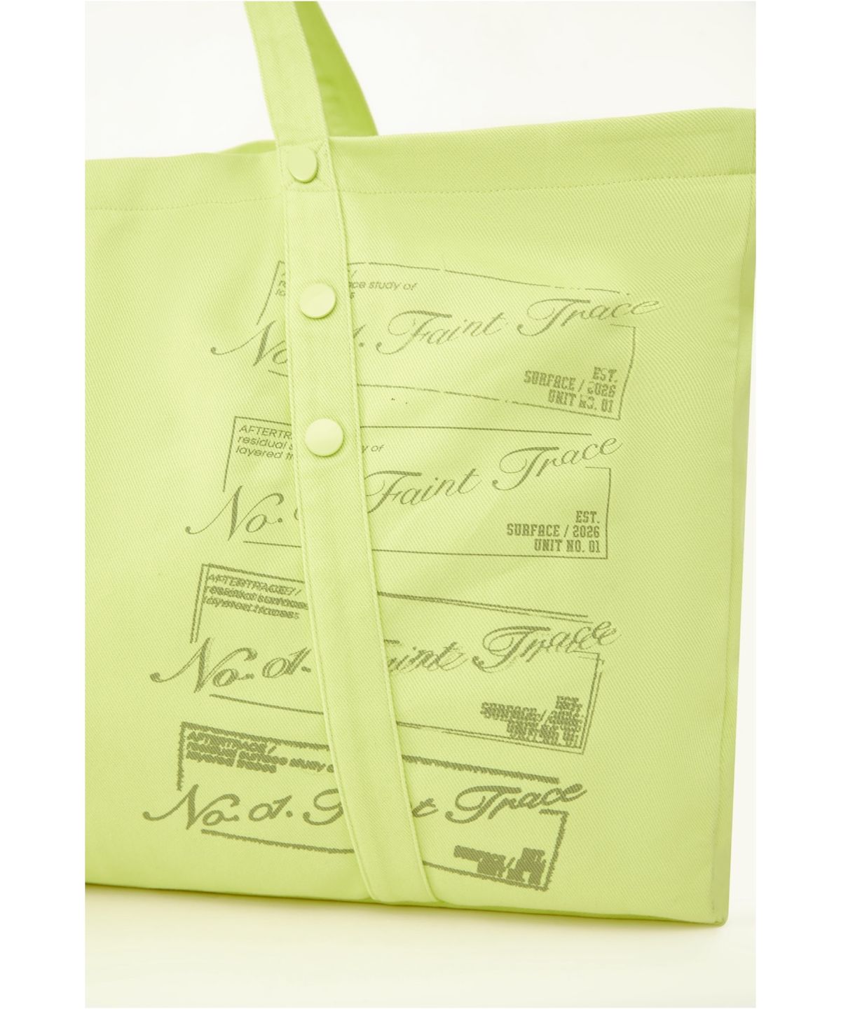 소르베룸(SORVETROOM) Letter Print Tote