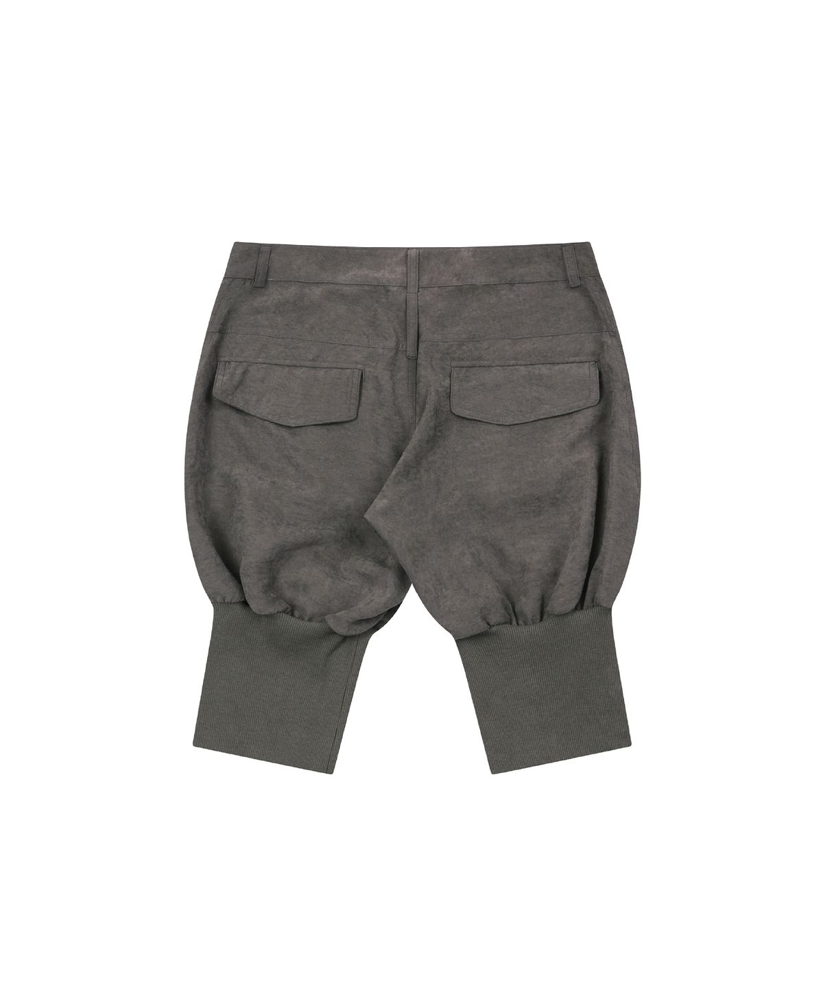 구미코(9UMIKO) SAND WASHED CAPRI SHORT PANTS KHAKI
