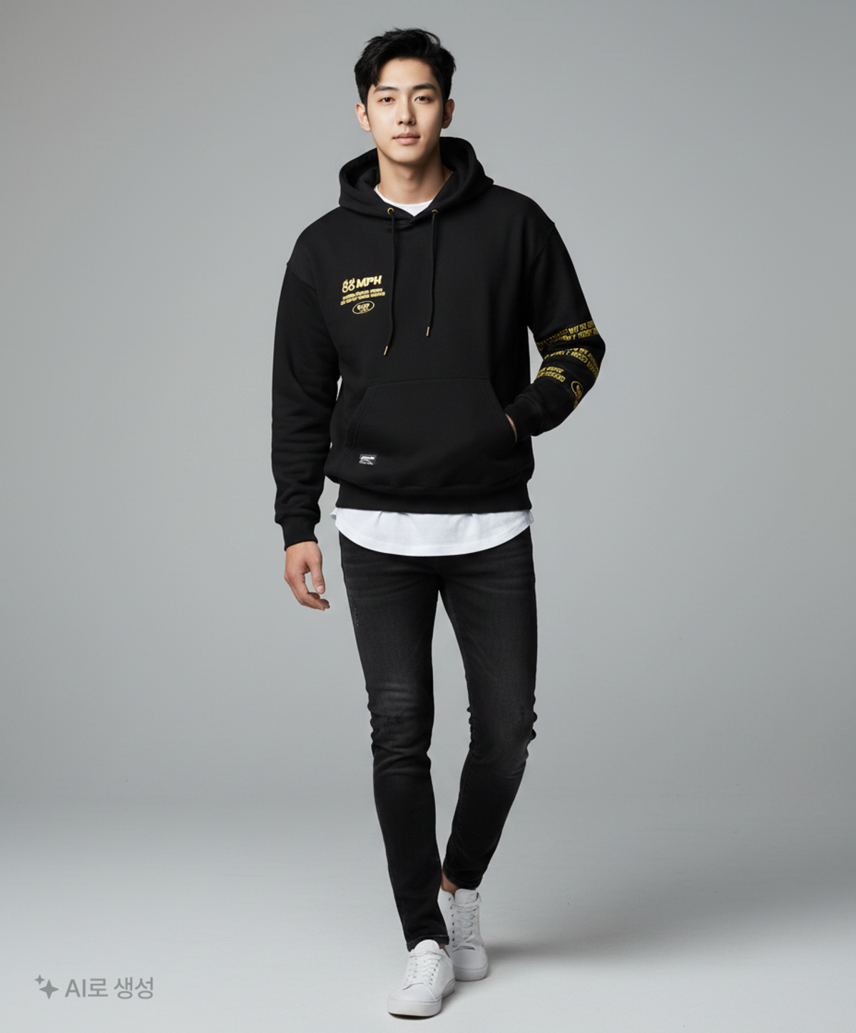 티떠블유엔(TWN) 후드 티셔츠 XL
