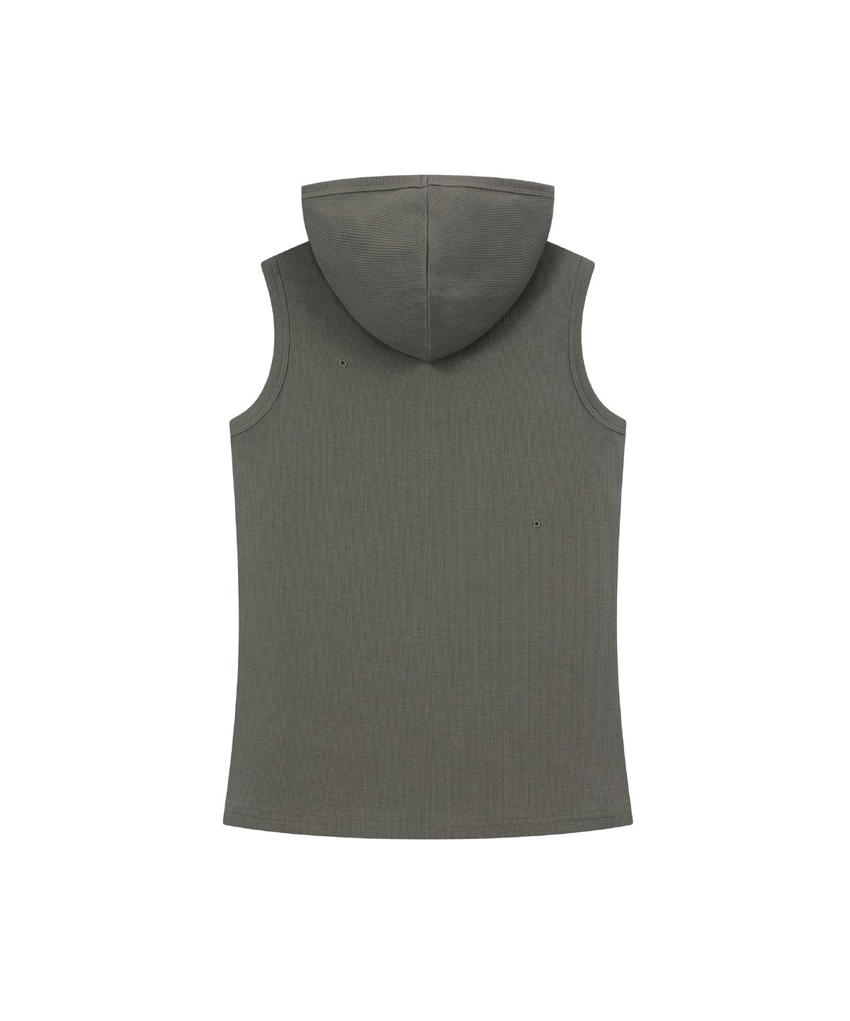 구미코(9UMIKO) MOSQUITO HOODIE SLEEVELESS KHAKI