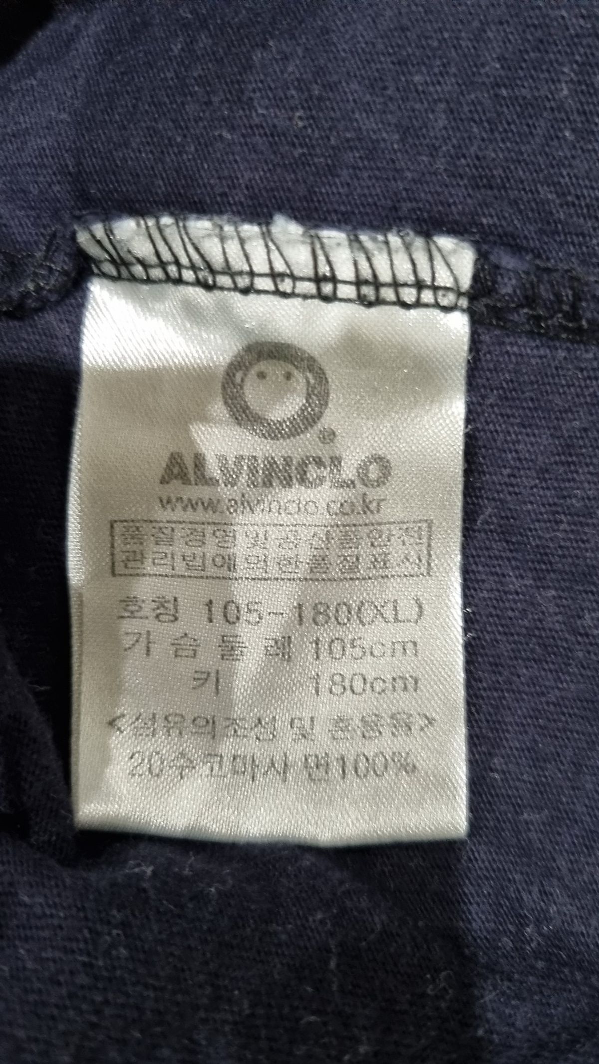 앨빈클로(ALVINCLO) 반소매 티셔츠 XL