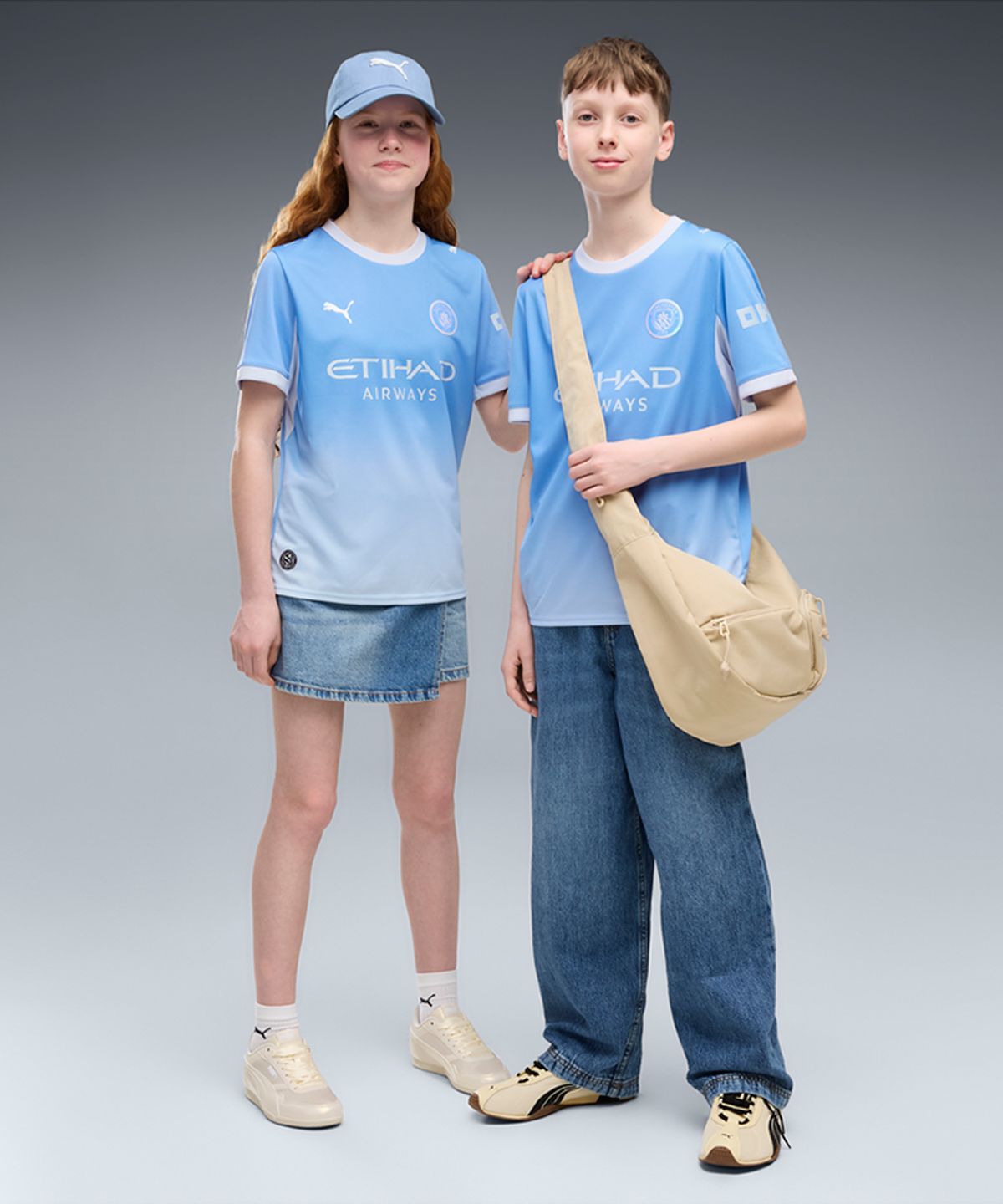 푸마(PUMA) MCFC Home Jersey Replica Jr