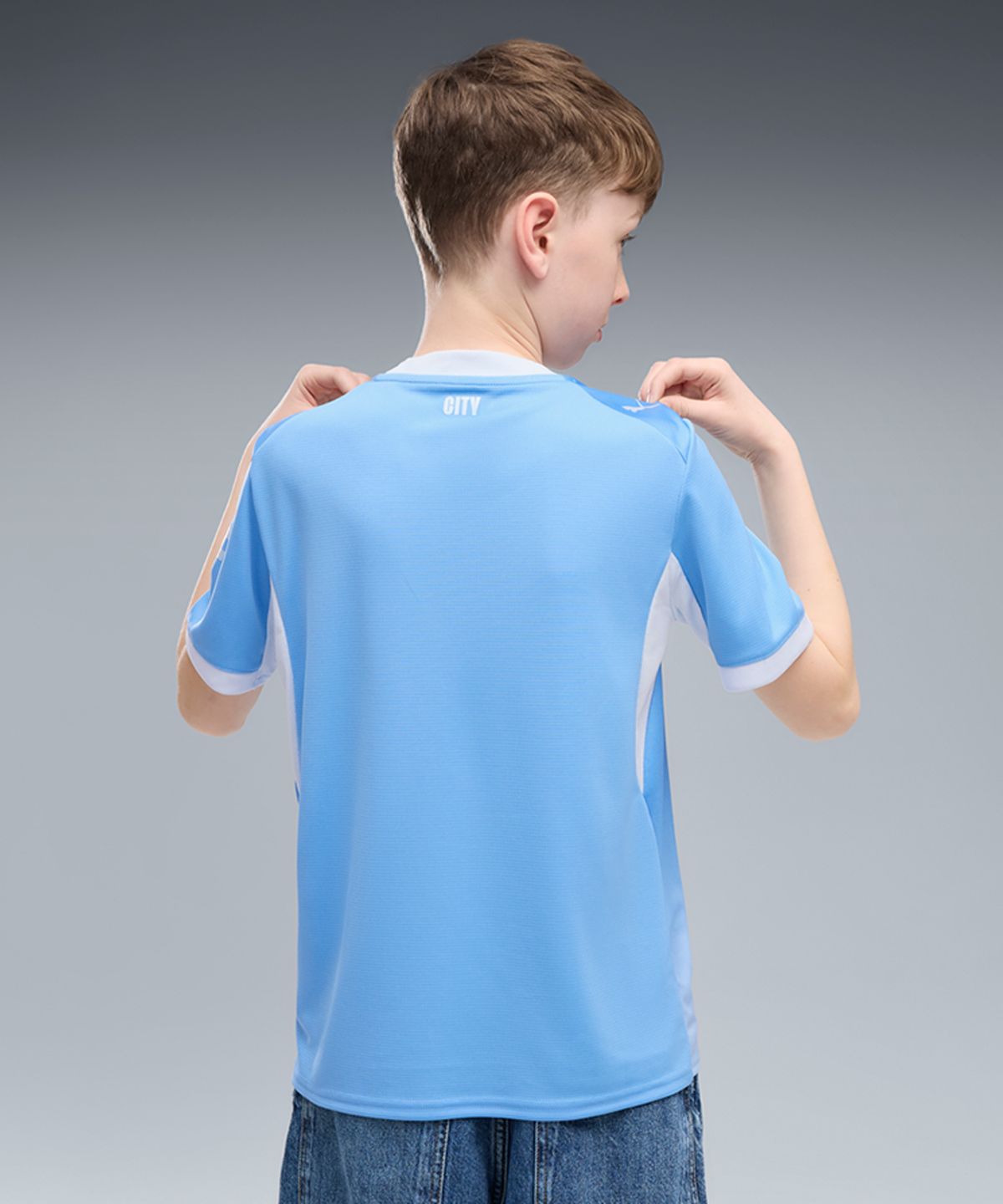 푸마(PUMA) MCFC Home Jersey Replica Jr