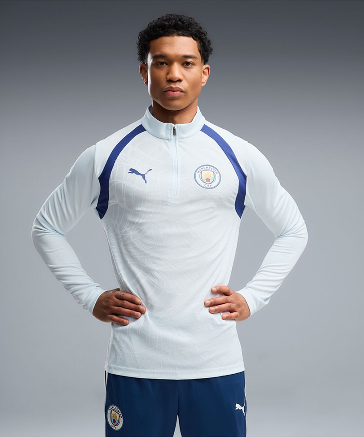 푸마(PUMA) MCFC Training 1/4 Zip Top