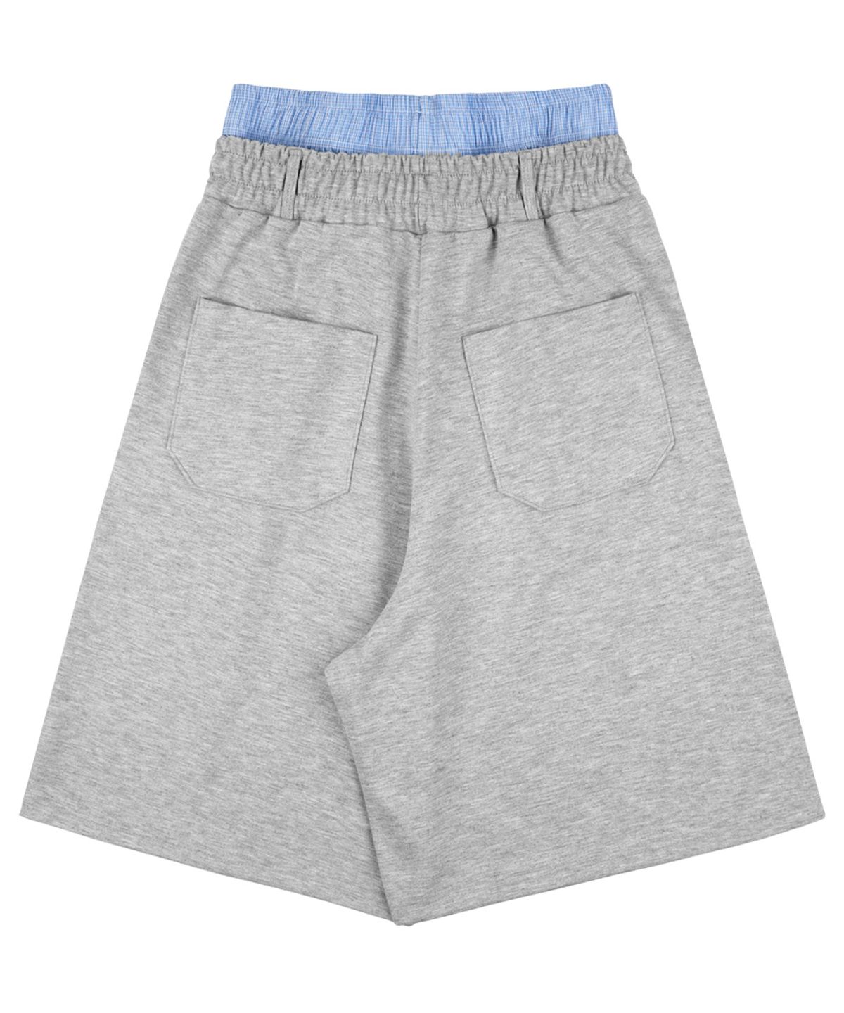 르렌느(LERENNE) Sagging Bermuda Pants - Grey