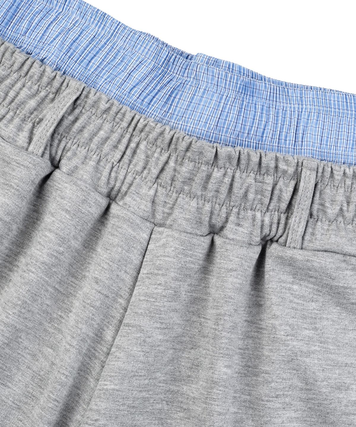 르렌느(LERENNE) Sagging Bermuda Pants - Grey