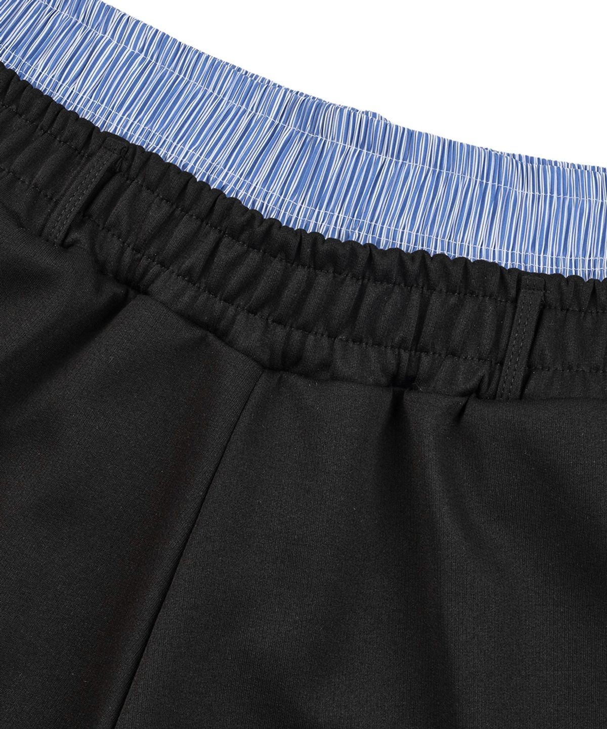 르렌느(LERENNE) Sagging Bermuda Pants- Black