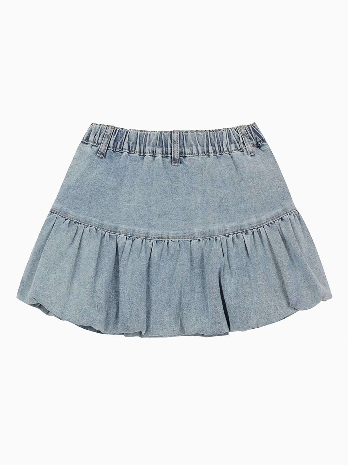 행텐 틴즈(HANGTEN TEENS) 틴즈 여아 벌룬 데님 스커트_294(14570-152-404-10)