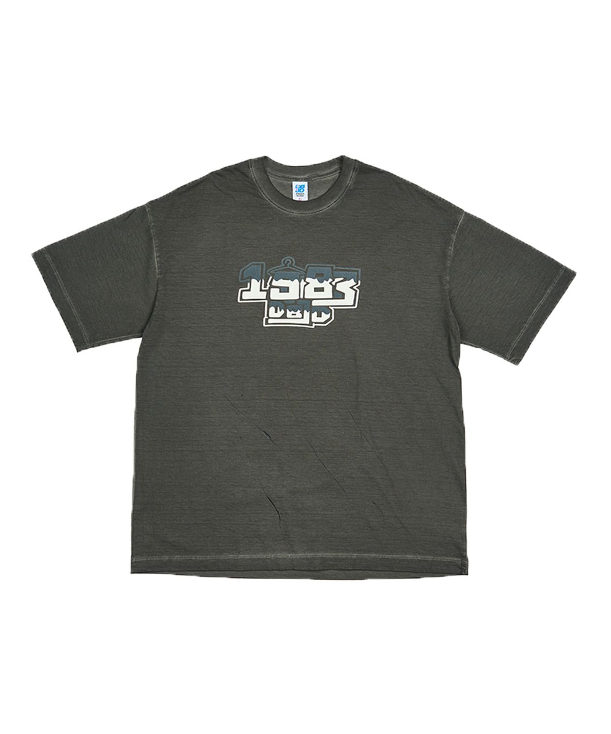 더블제이디(DOUBLE JD) 투톤 레터링 반팔