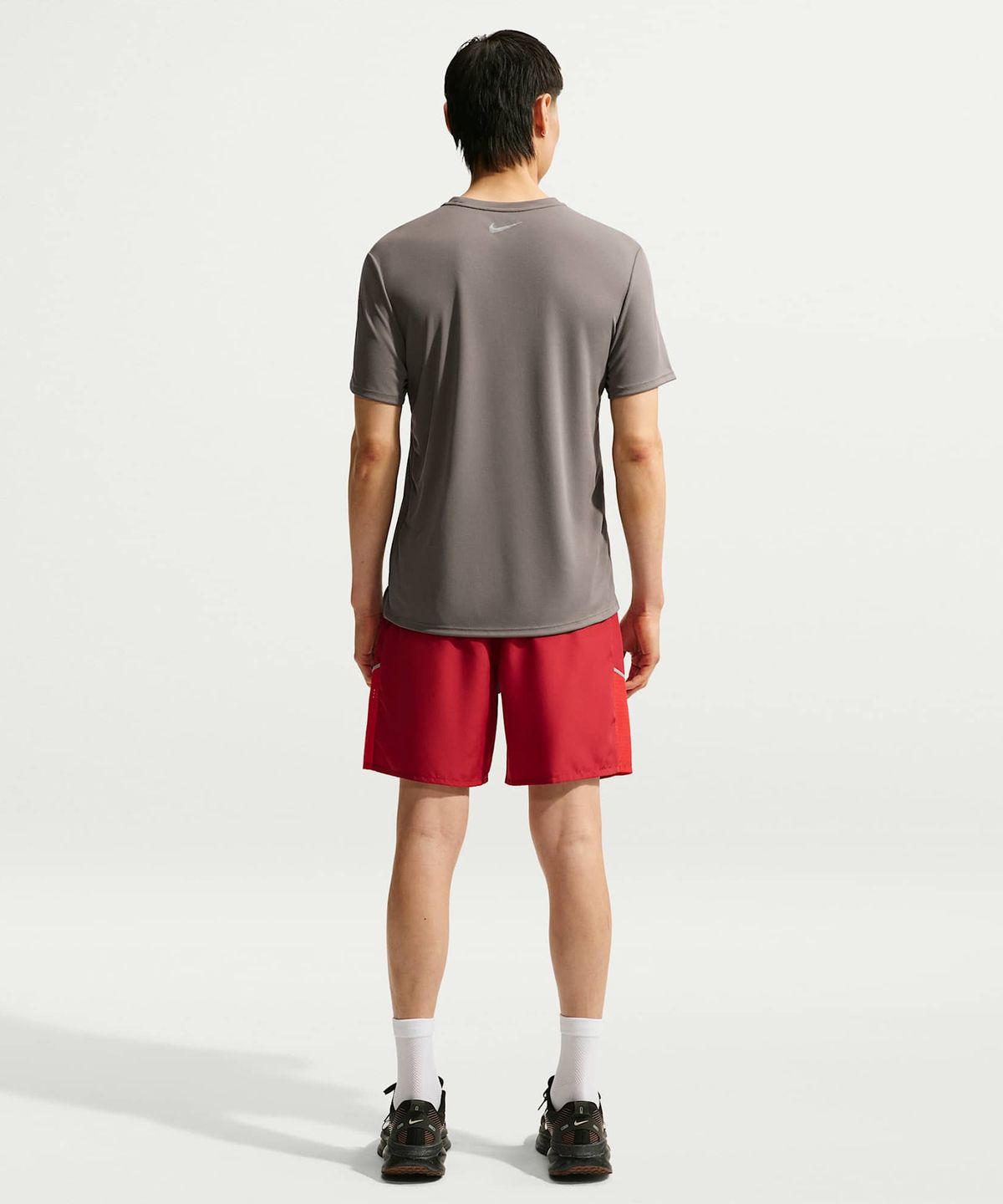 나이키(NIKE) 마일러 드라이 핏 반소매 러닝 탑 M - 케이브 스톤:그레이 포그 / IM5235-289