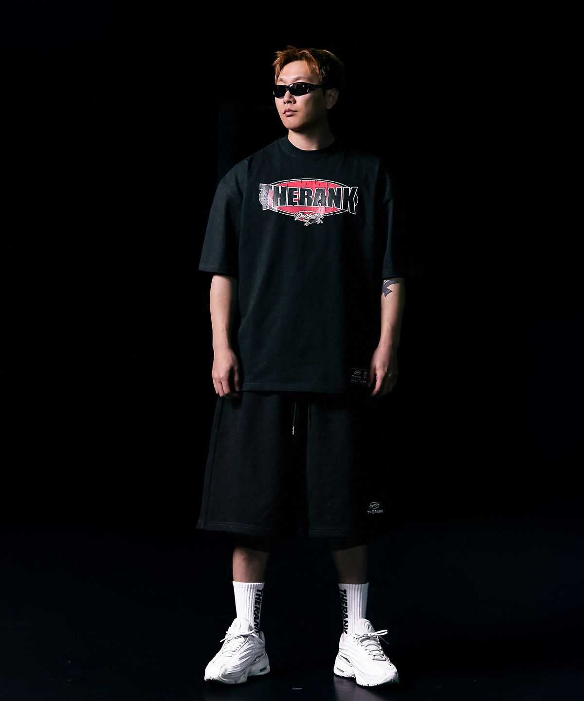 더랭크(THERANK) TITAN CORE BERMUDA PANTS [BLACK]