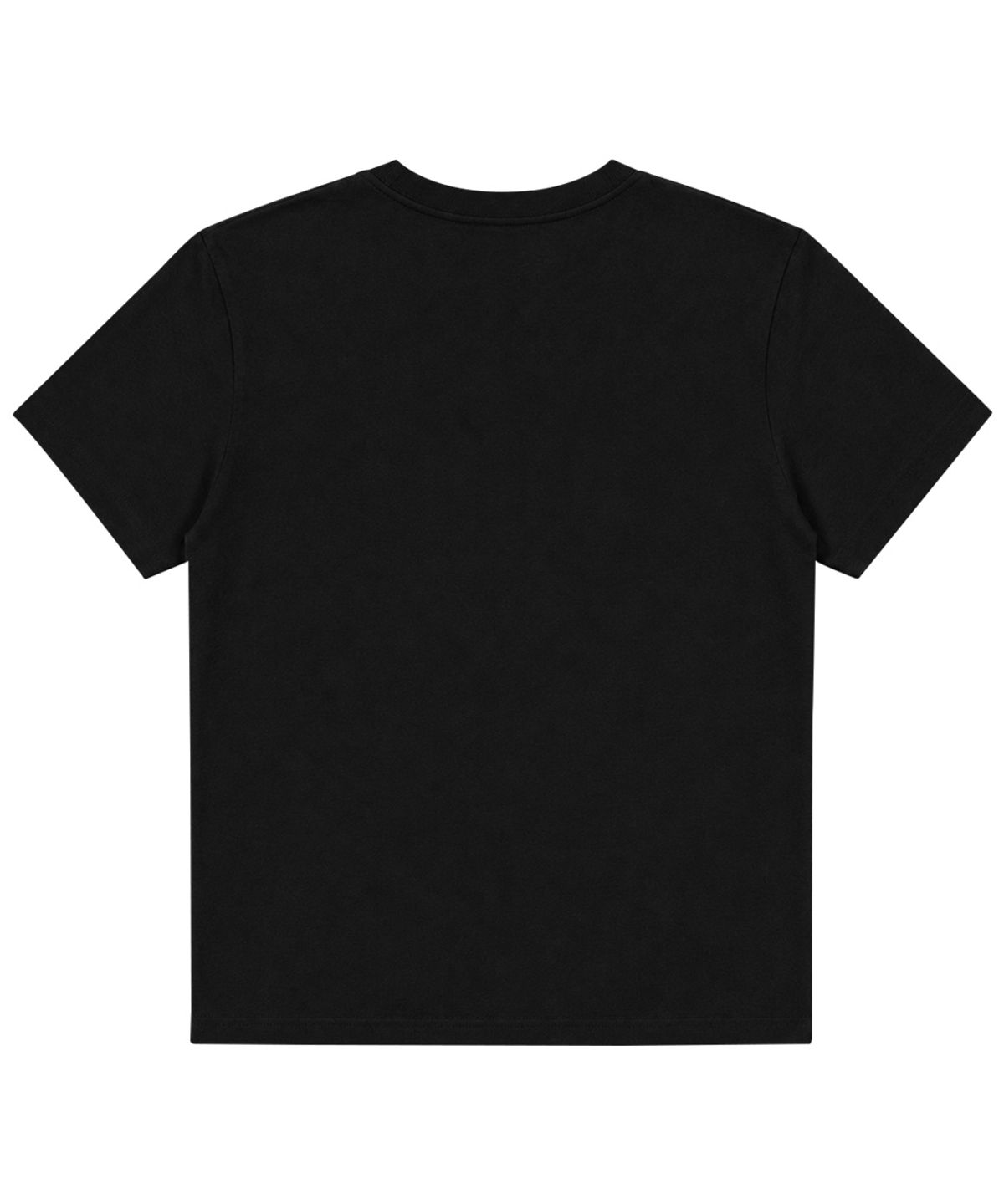 르렌느(LERENNE) Semi Crop T-Shirt - Black