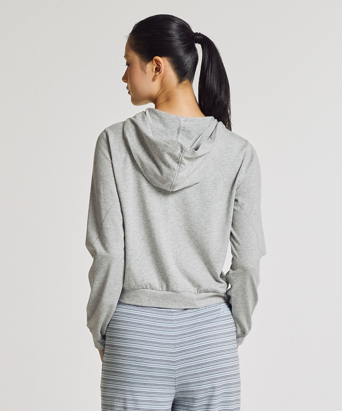 뉴발란스(NEW BALANCE) NBMDG3W112 / WOMEN NB-FLOWY 후드집업  (M/GRAY)