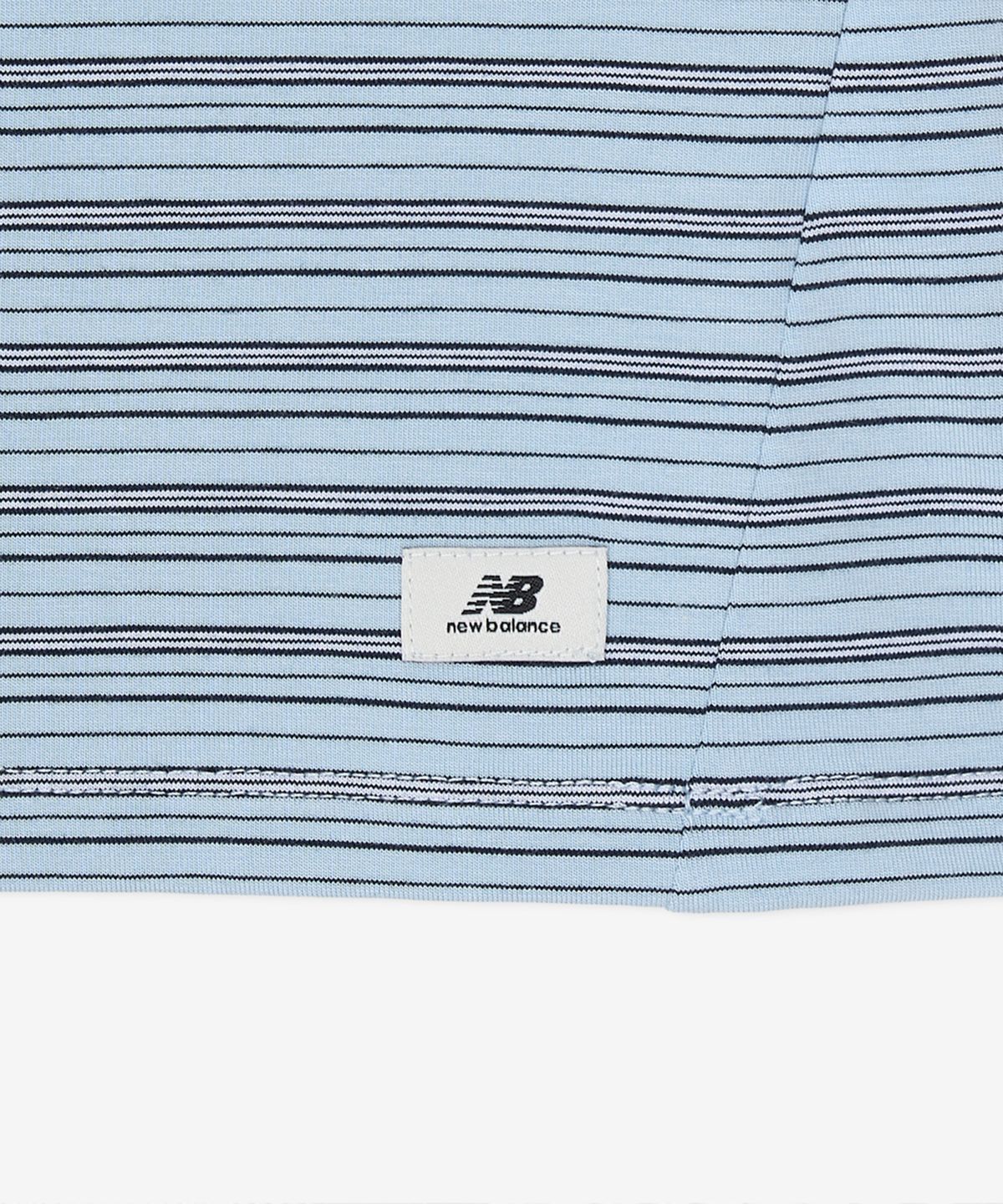 뉴발란스(NEW BALANCE) NBNEG3W122 / WOMEN NB-FLOWY  헨리넥 반팔티 (L/BLUE)