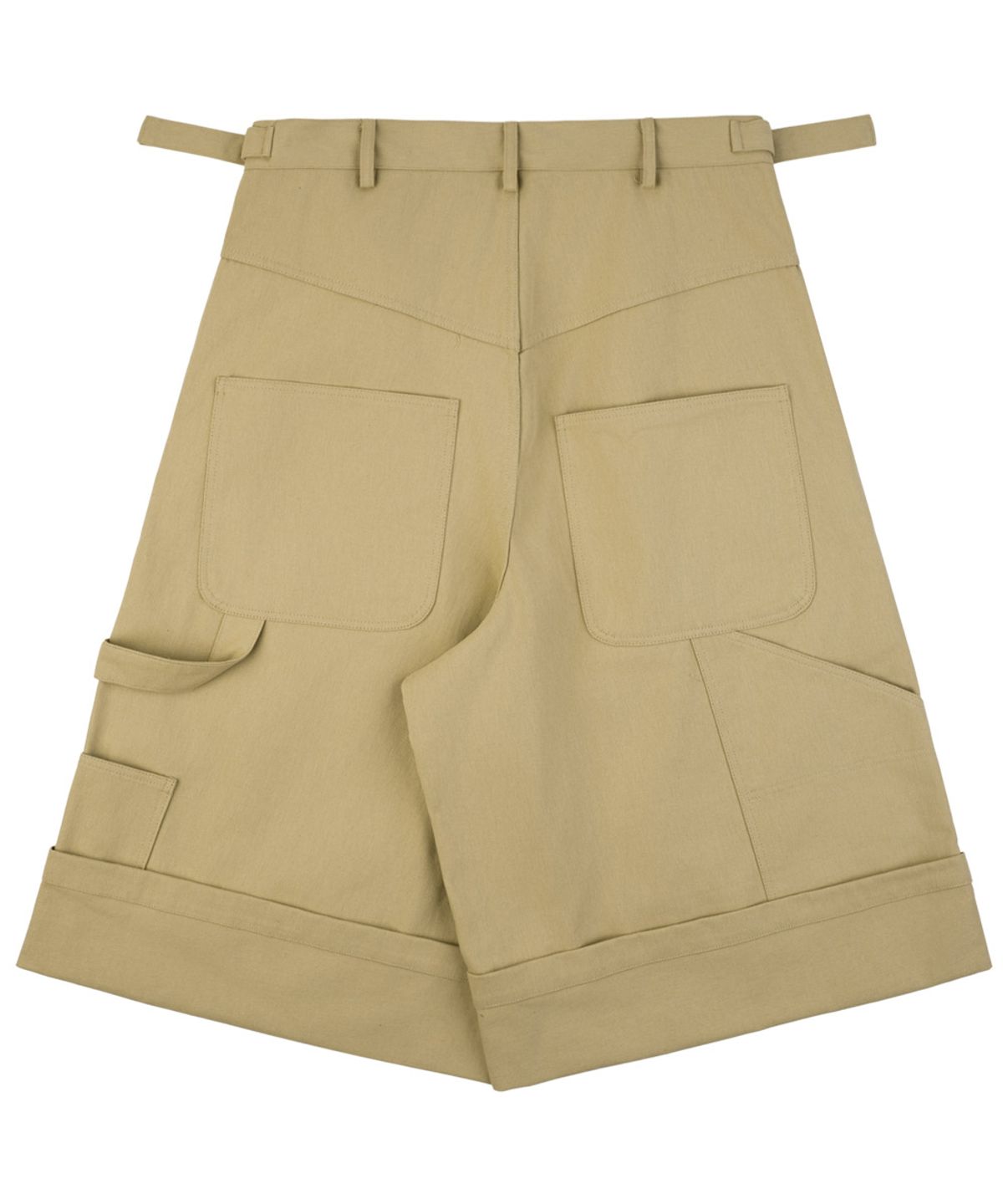 르렌느(LERENNE) Carpenter Bermuda Pants - Beige