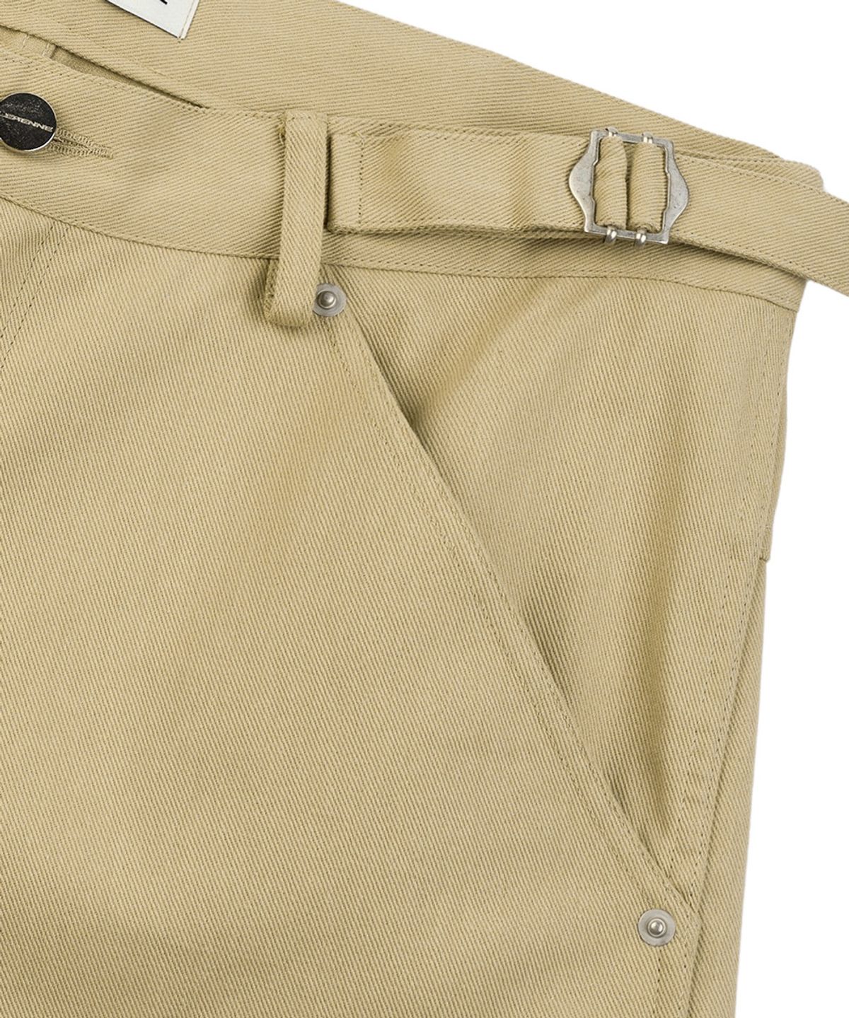 르렌느(LERENNE) Carpenter Bermuda Pants - Beige