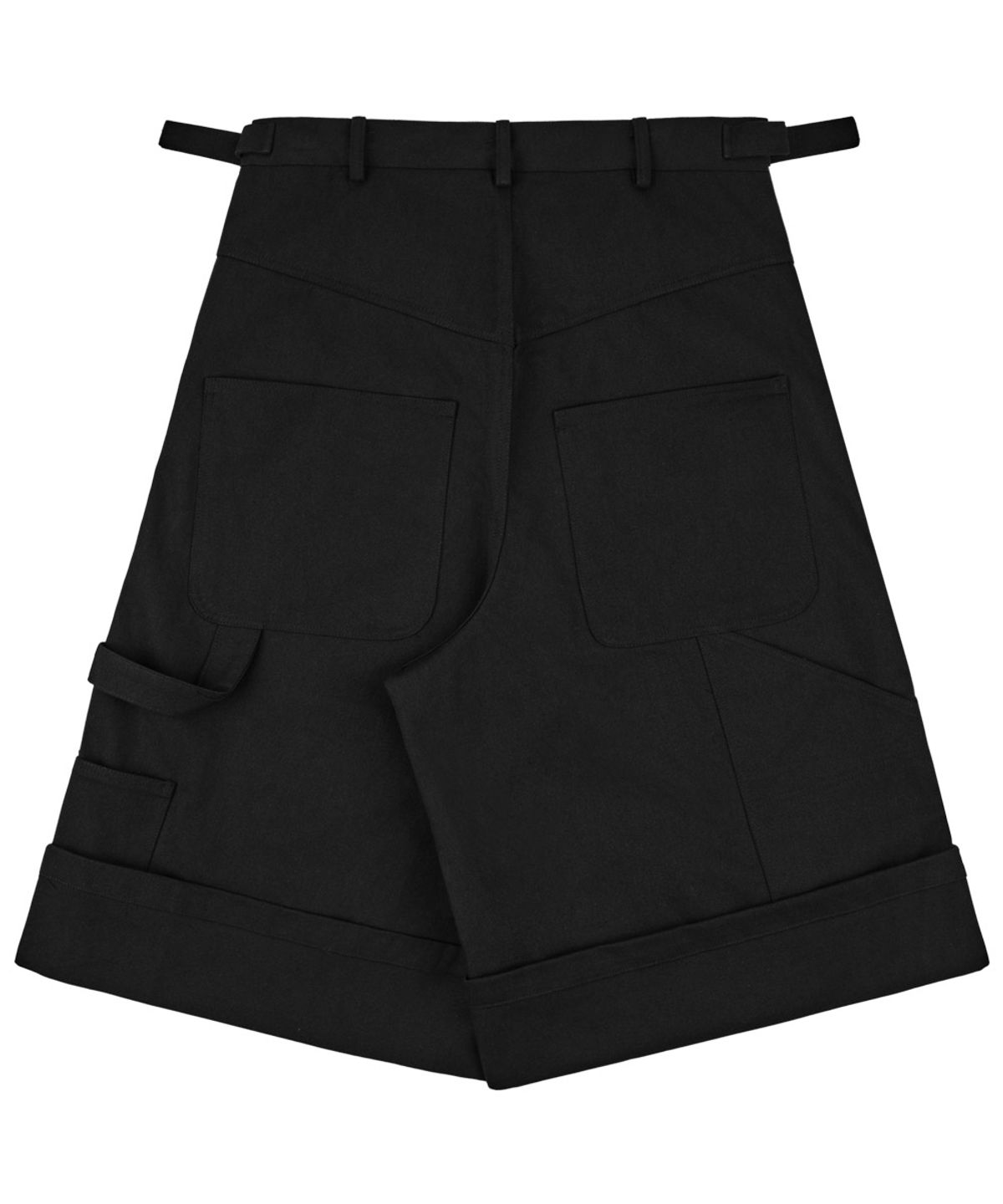 르렌느(LERENNE) Carpenter Bermuda Pants - Black