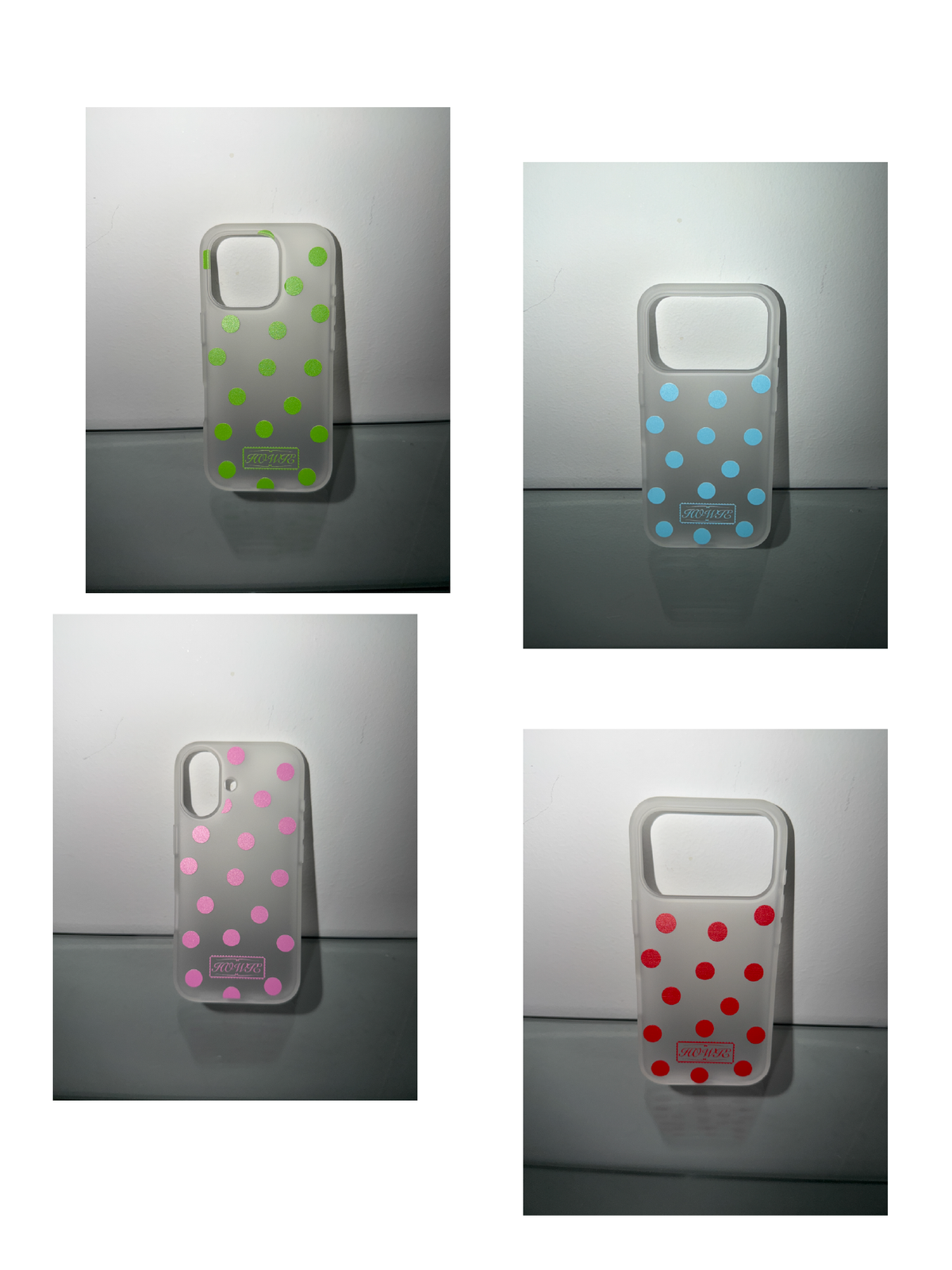 하우위(HOWIE) [6color]dot milky case