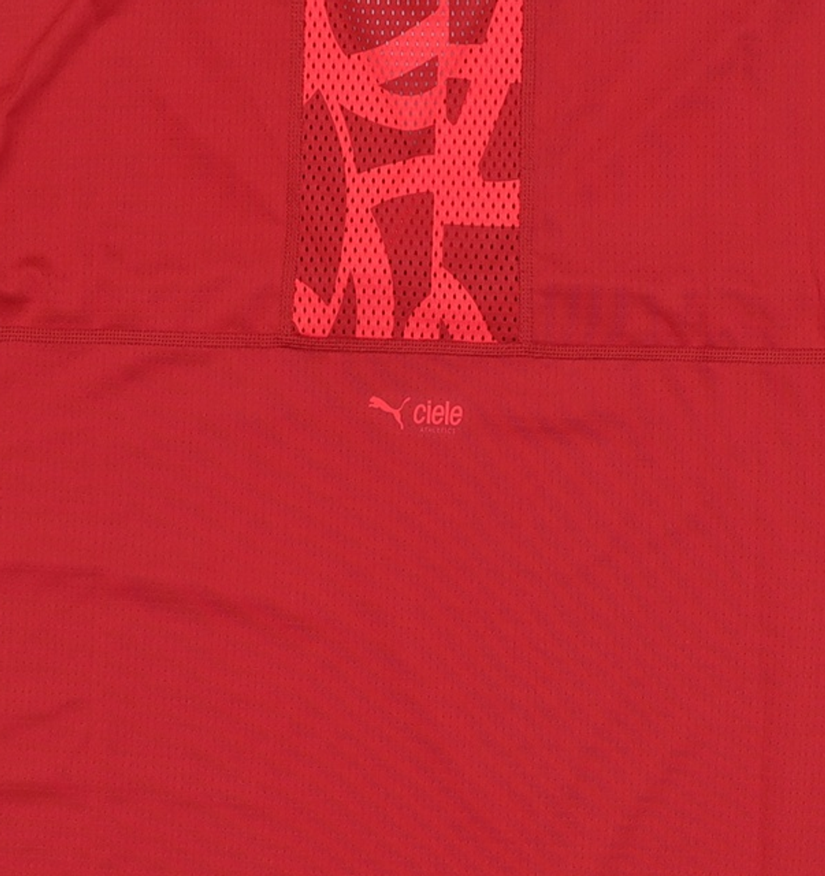 푸마(PUMA) 푸마Ⅹ씨엘르 런 반소매 티셔츠 - 레드 / 523422-80 M