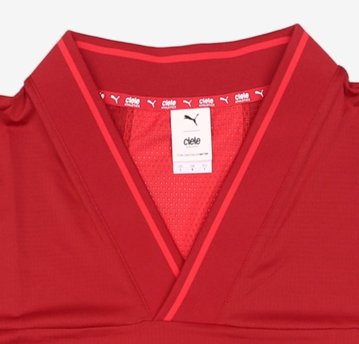 푸마(PUMA) 푸마Ⅹ씨엘르 런 반소매 티셔츠 - 레드 / 523422-80 L