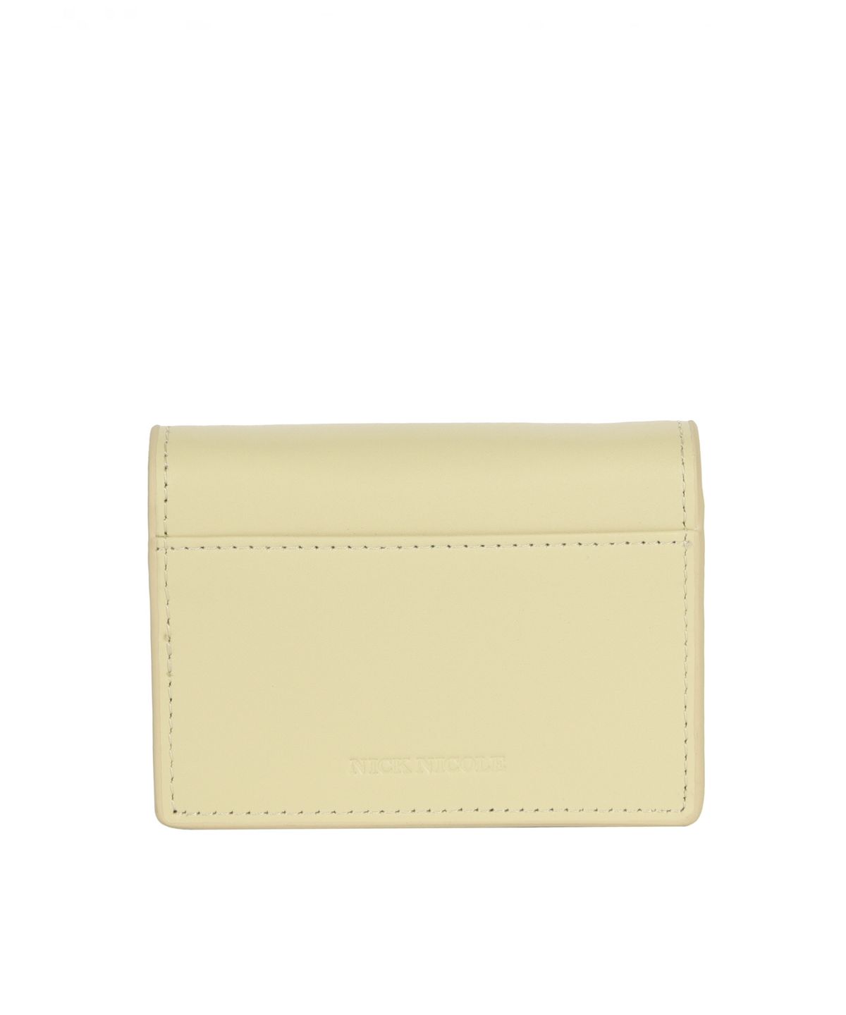 닉앤니콜(NICK&NICOLE) METAL ACCORDION WALLET_BUTTER