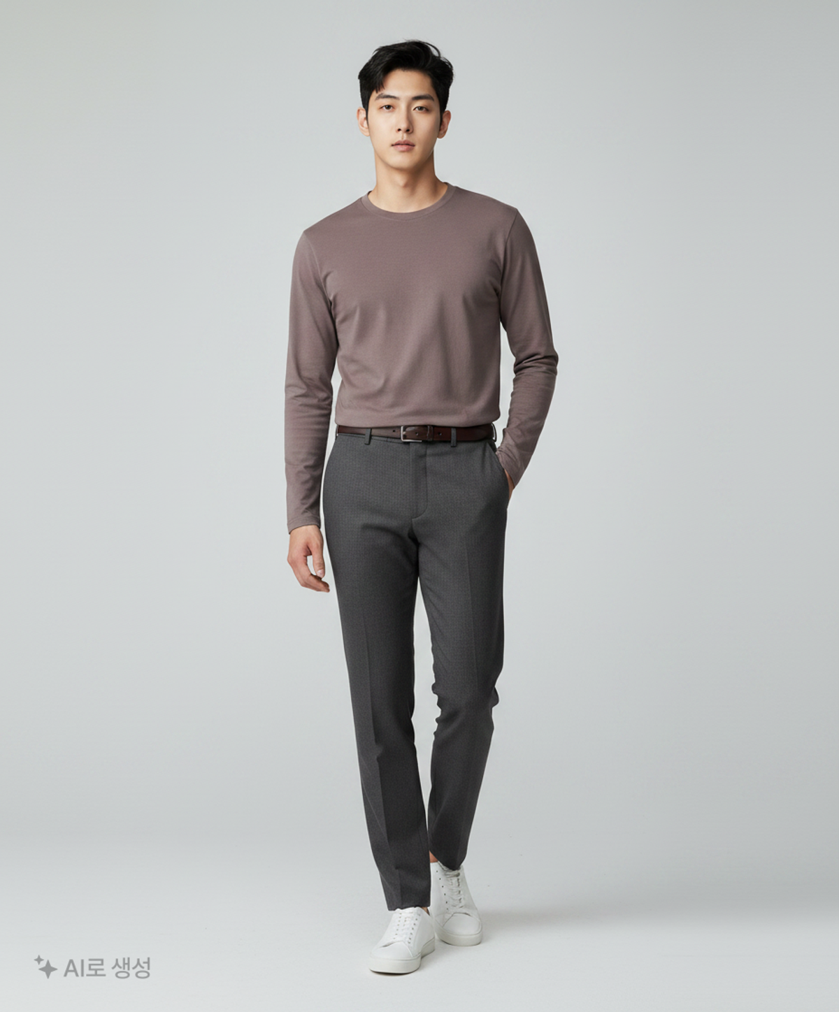 무신사 스탠다드(MUSINSA STANDARD) 긴소매 티셔츠 S
