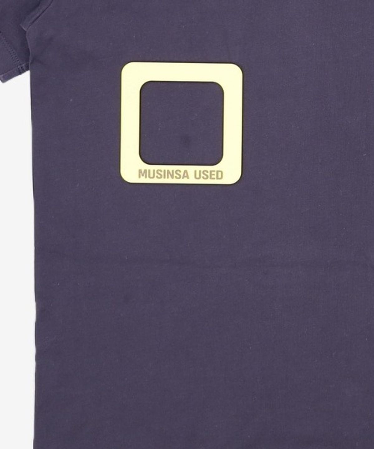마틴플랜(MARTIN PLAN) Daily Supima Logo Half T- NAVY 100