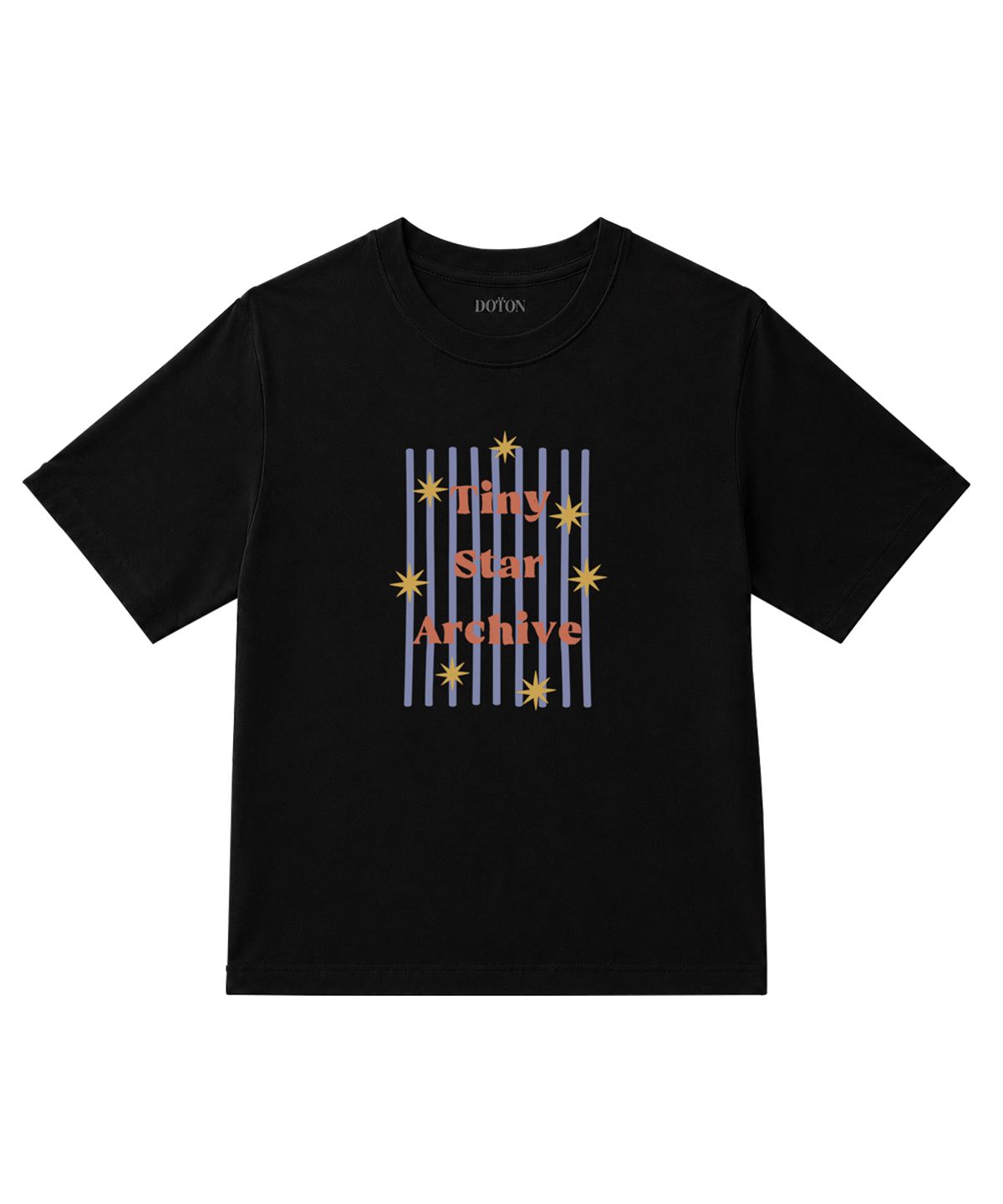 도톤(DOTON) ARCHIVE STAR T-SHIRTS (Black)