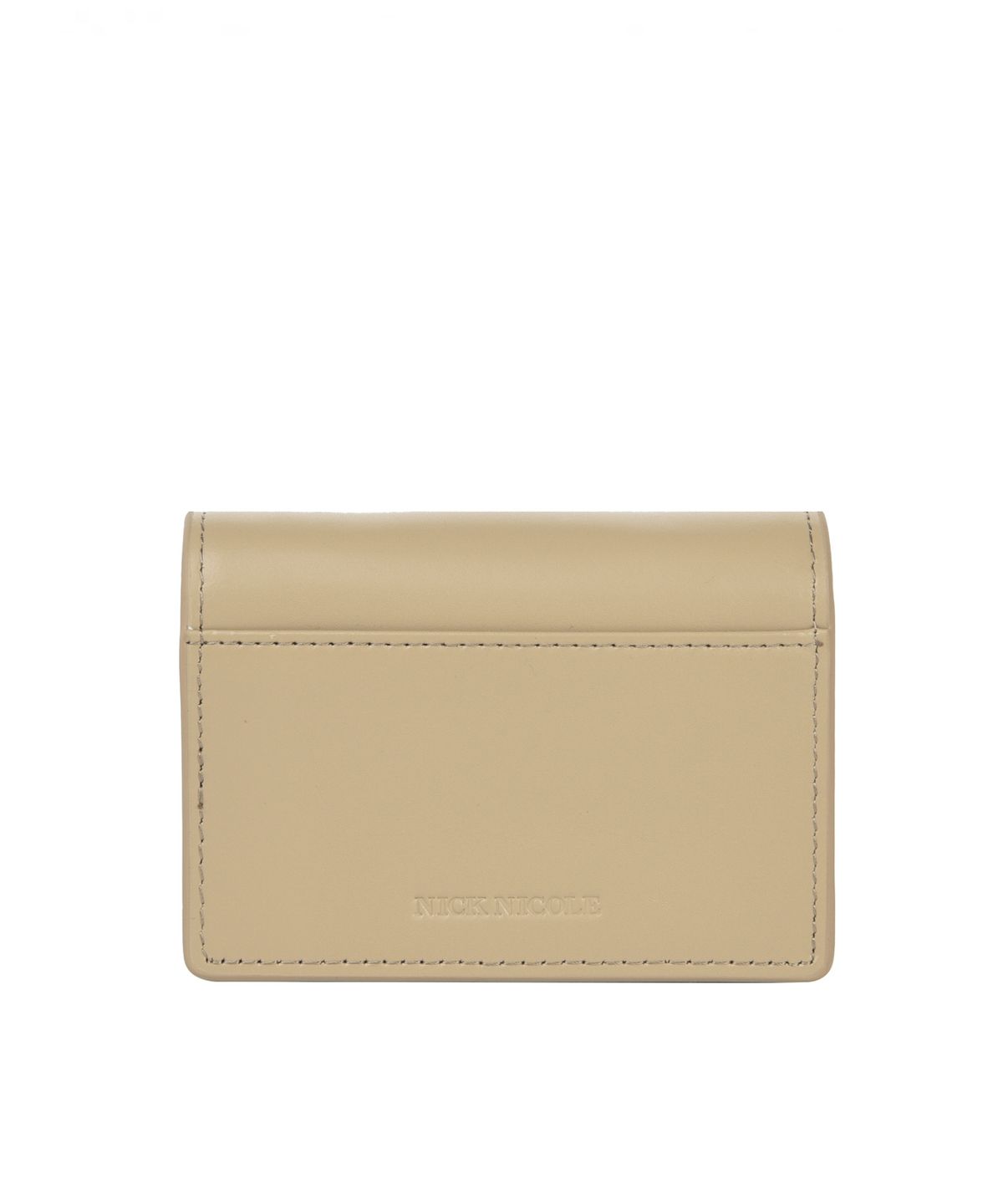 닉앤니콜(NICK&NICOLE) CRYSTAL ACCORDION WALLET_SKIN BEIGE