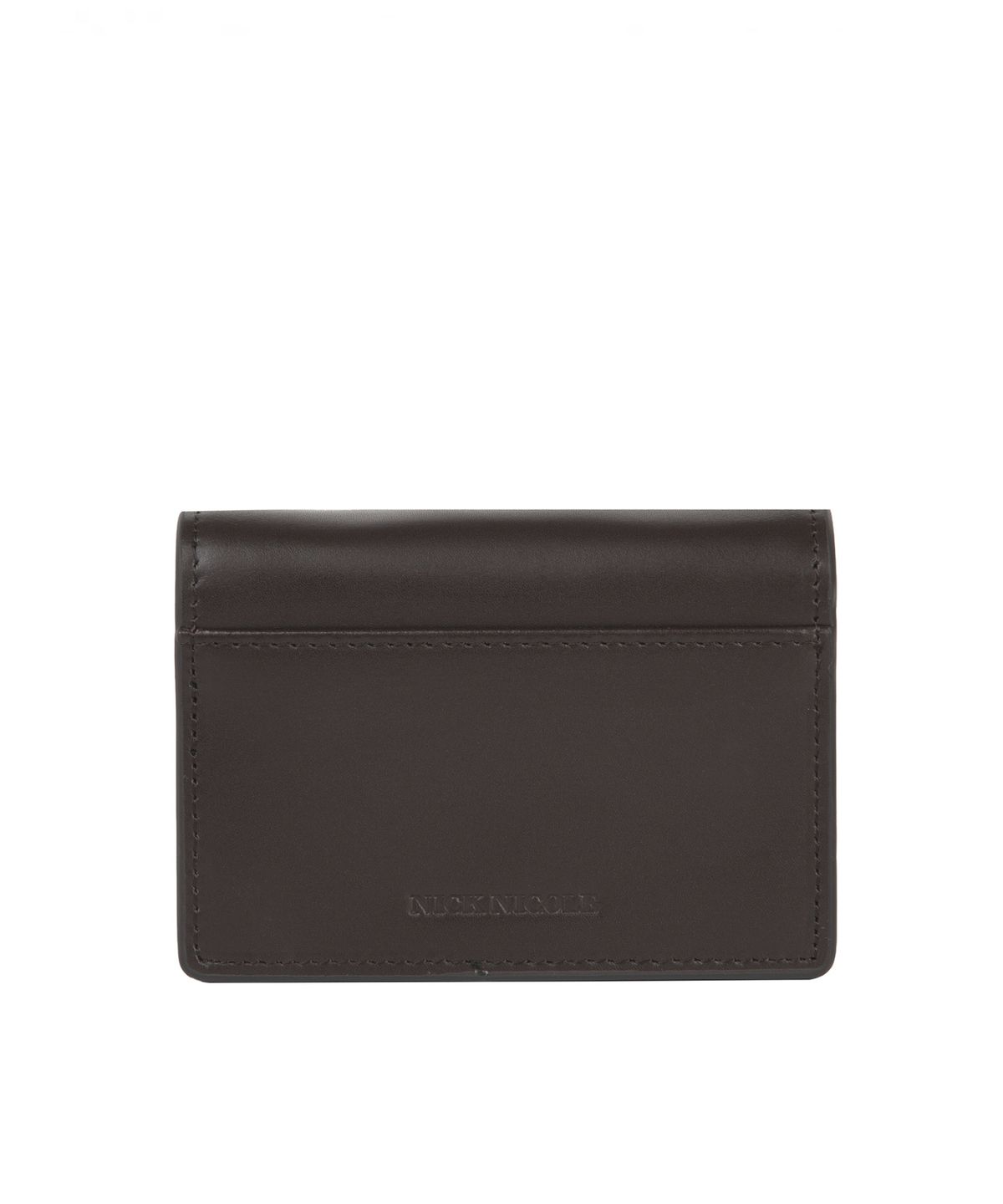 닉앤니콜(NICK&NICOLE) CRYSTAL ACCORDION WALLET_BROWN