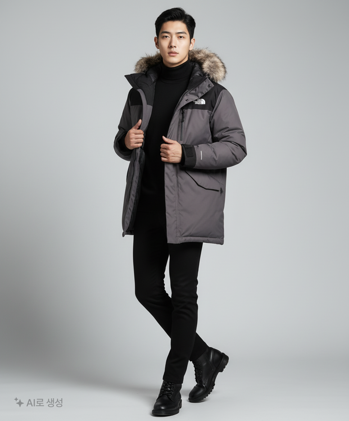 노스페이스(THE NORTH FACE) 숏 패딩/숏 헤비 아우터 M