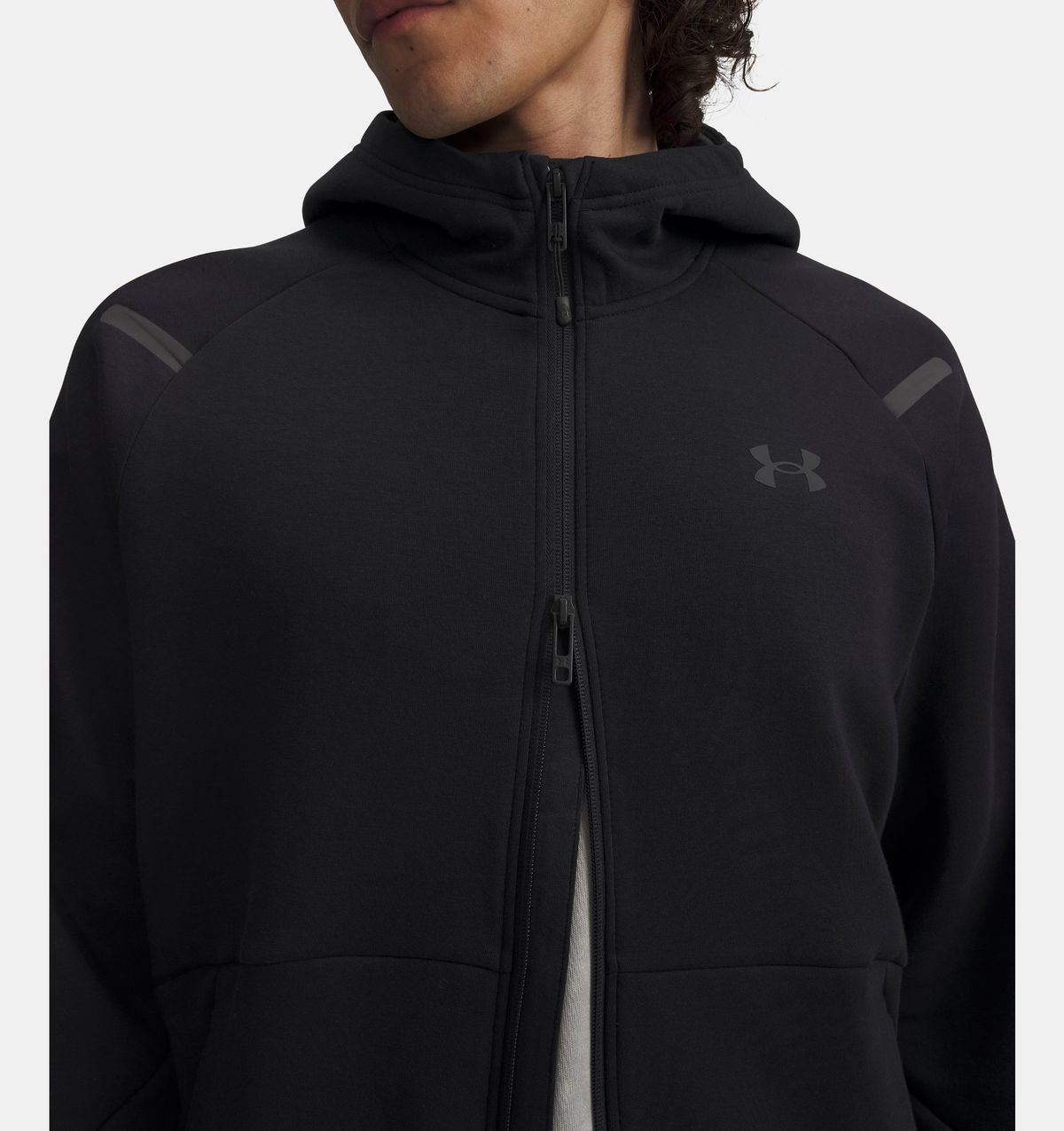 언더아머(UNDERARMOUR) 남성 UA 언스타퍼블 플리스 풀 집1379806-001