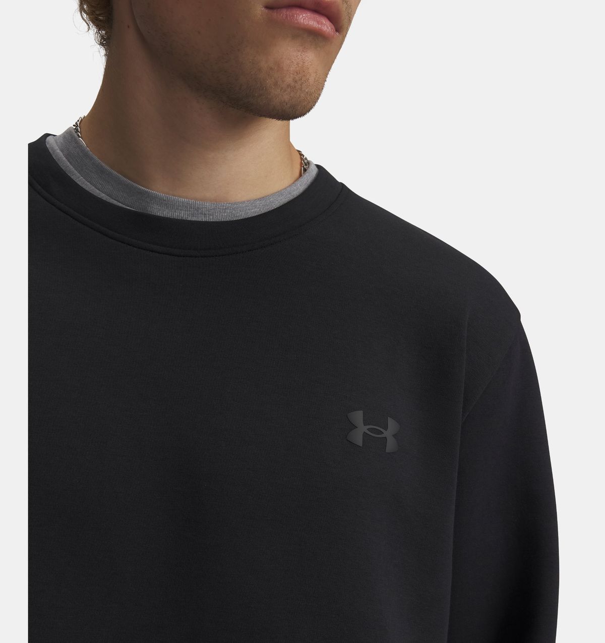 언더아머(UNDERARMOUR) 남성 UA 언스탑퍼블 플리스 크루1381688-001