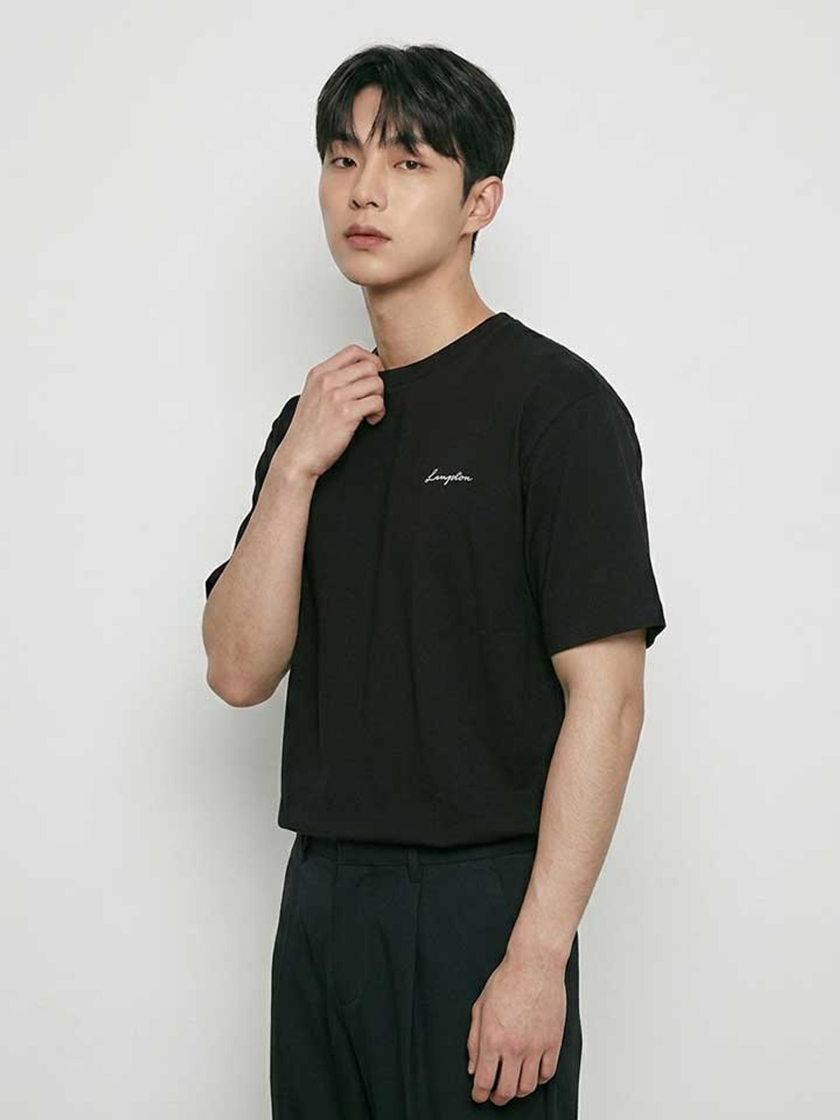 행텐(HANGTEN) 남성 코튼 라운드넥 반팔 티셔츠_100(10570-031-439-69)