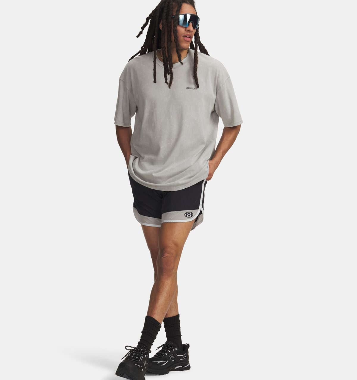 언더아머(UNDERARMOUR) UA 아이콘 우븐 트랙6009350-001