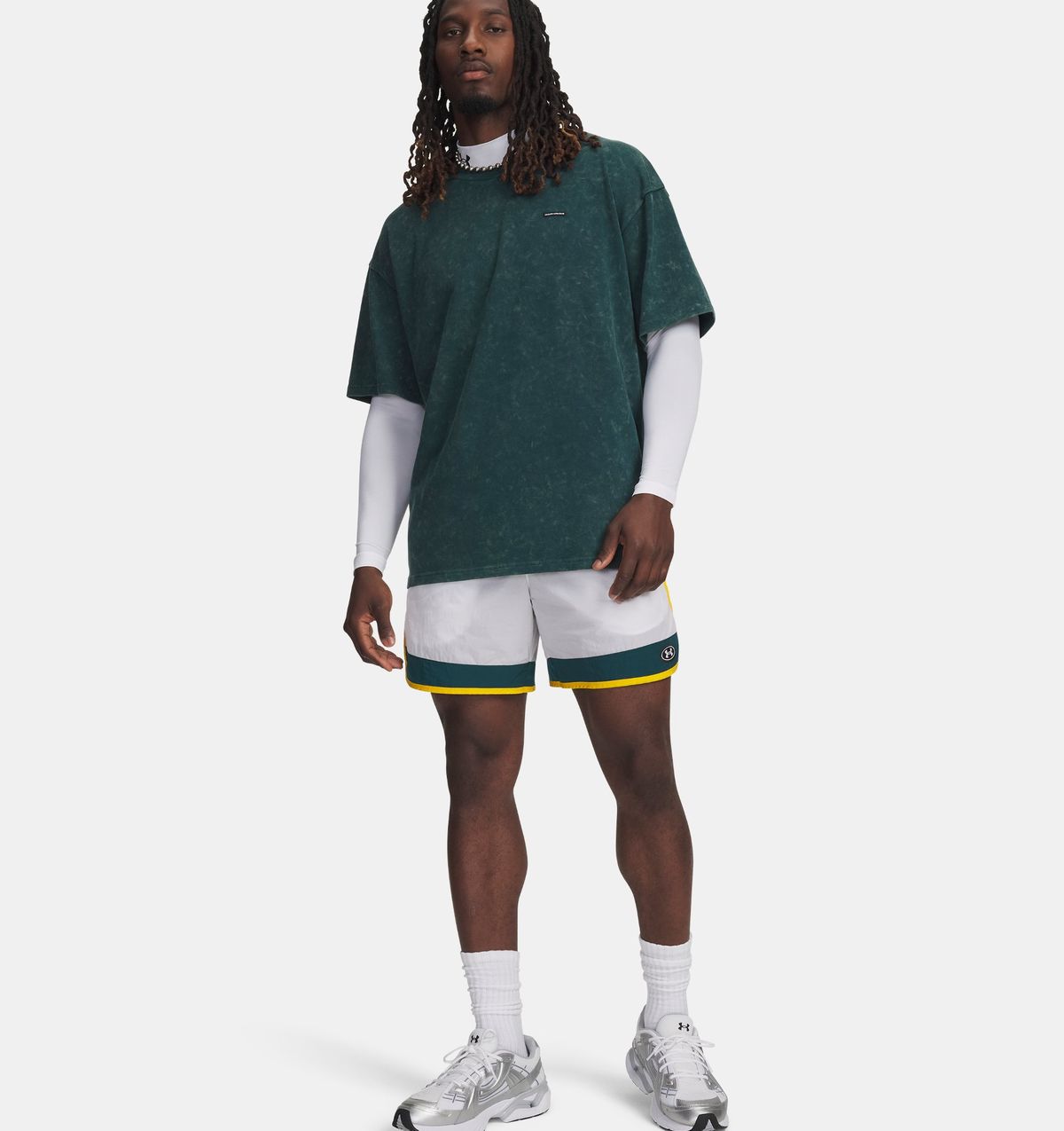 언더아머(UNDERARMOUR) UA 아이콘 우븐 트랙6009350-100